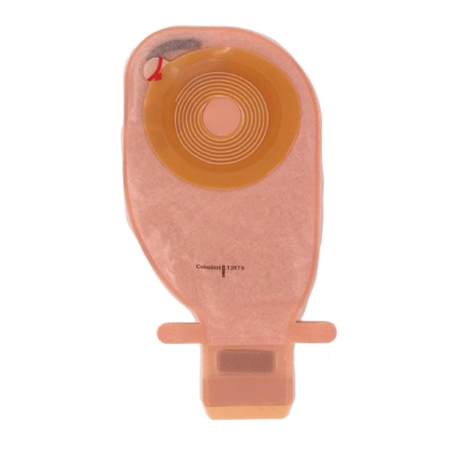 Ostomy Pouch EasiClose One-Piece System 11" Length 25 mm Convex, Pre-Cut #14164