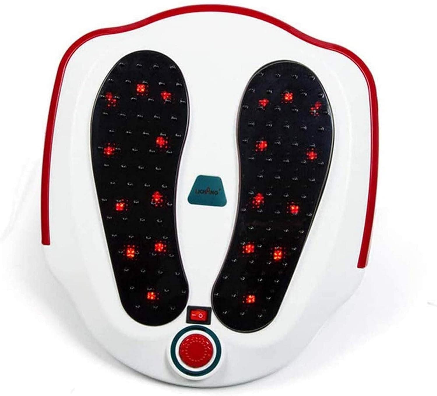 Home relaxation Electric Foot Massage Machine,Shiatsu Feet Massager with Kinds of Massage Intensity,Kinds of Massage Speed,Heat Function for Home Office Leunlee