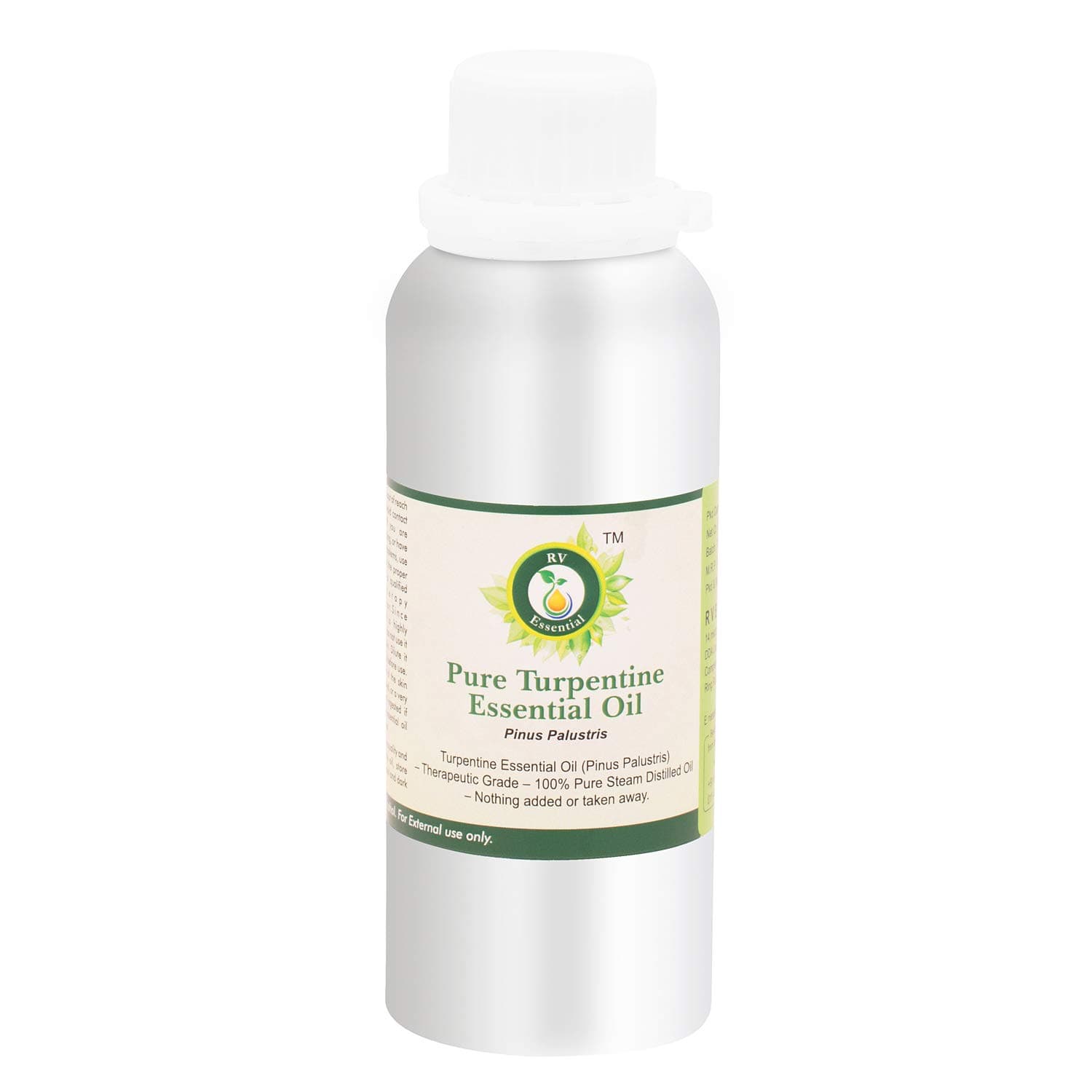 R V Essential Pinus Palustris Pure Turpentine Essential Oil,300ml