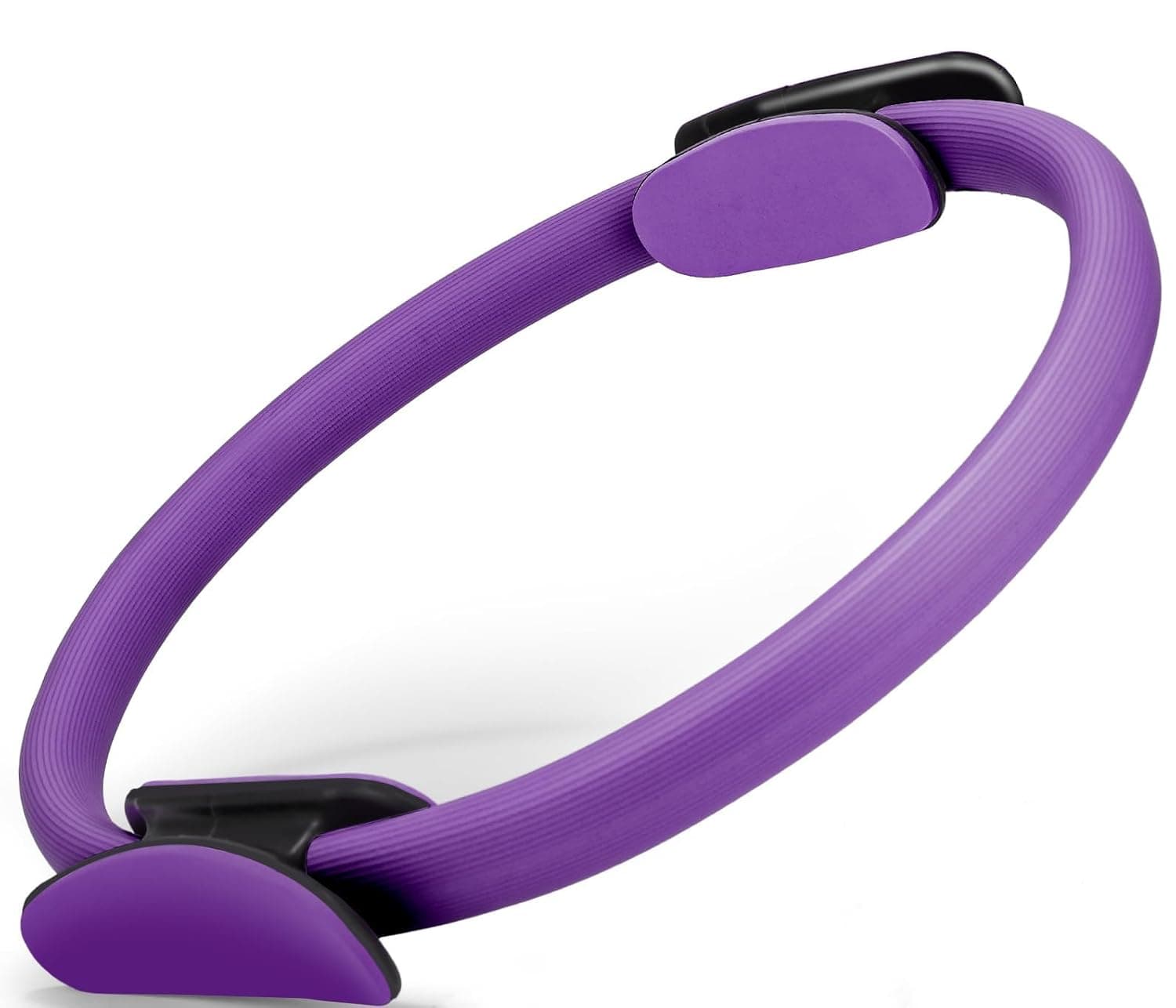 Pilates Ring 15"Pilates Fitness Circle Lightweight Durable Foam Padded Handles Yoga Circle Full Body Exercise Equipment Focusing on Core Training Toning/Arms/Thigh/Legs/Core