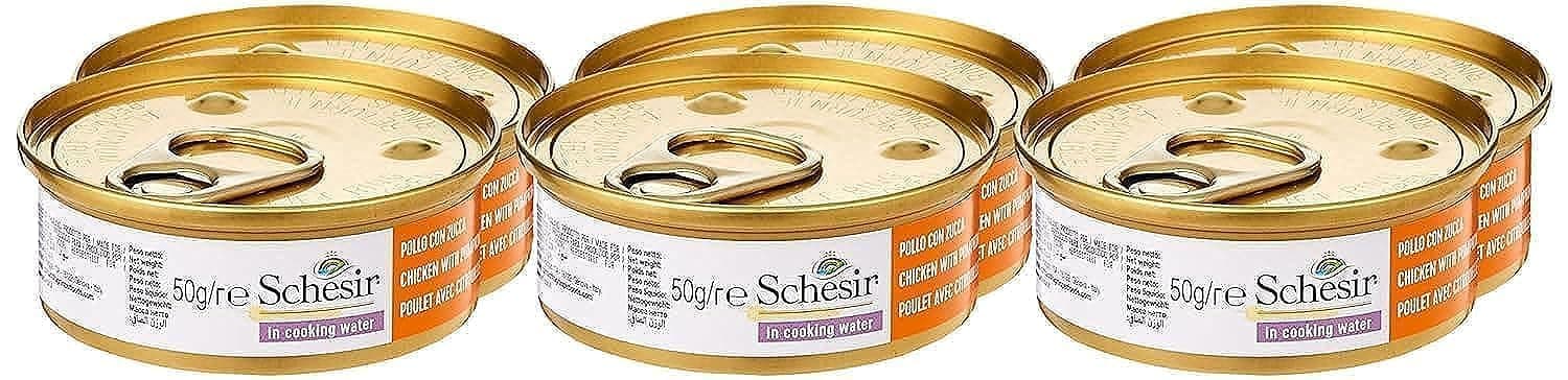 Schesir Cat Multipack Chicken with Pupmkin 6x50g