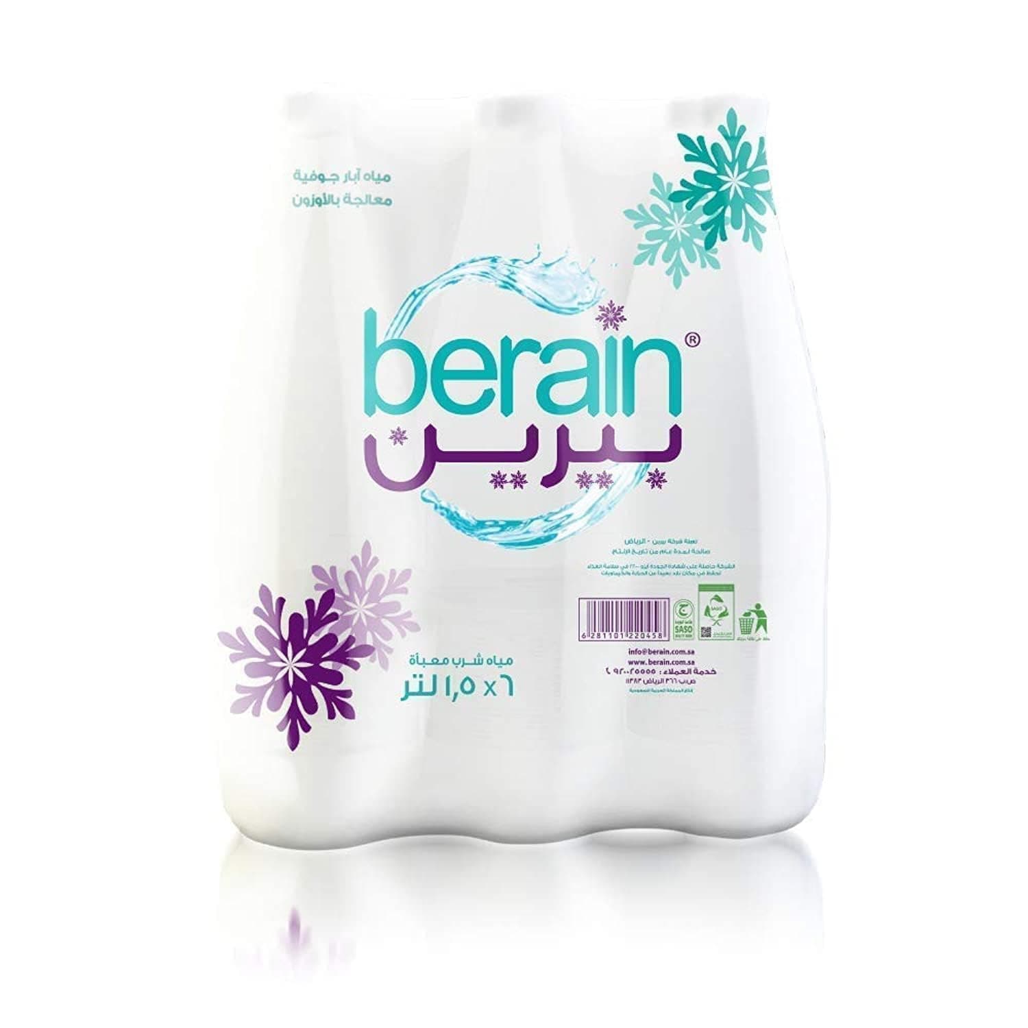 Berain Water Bottle - Size 6×1.5 Liters