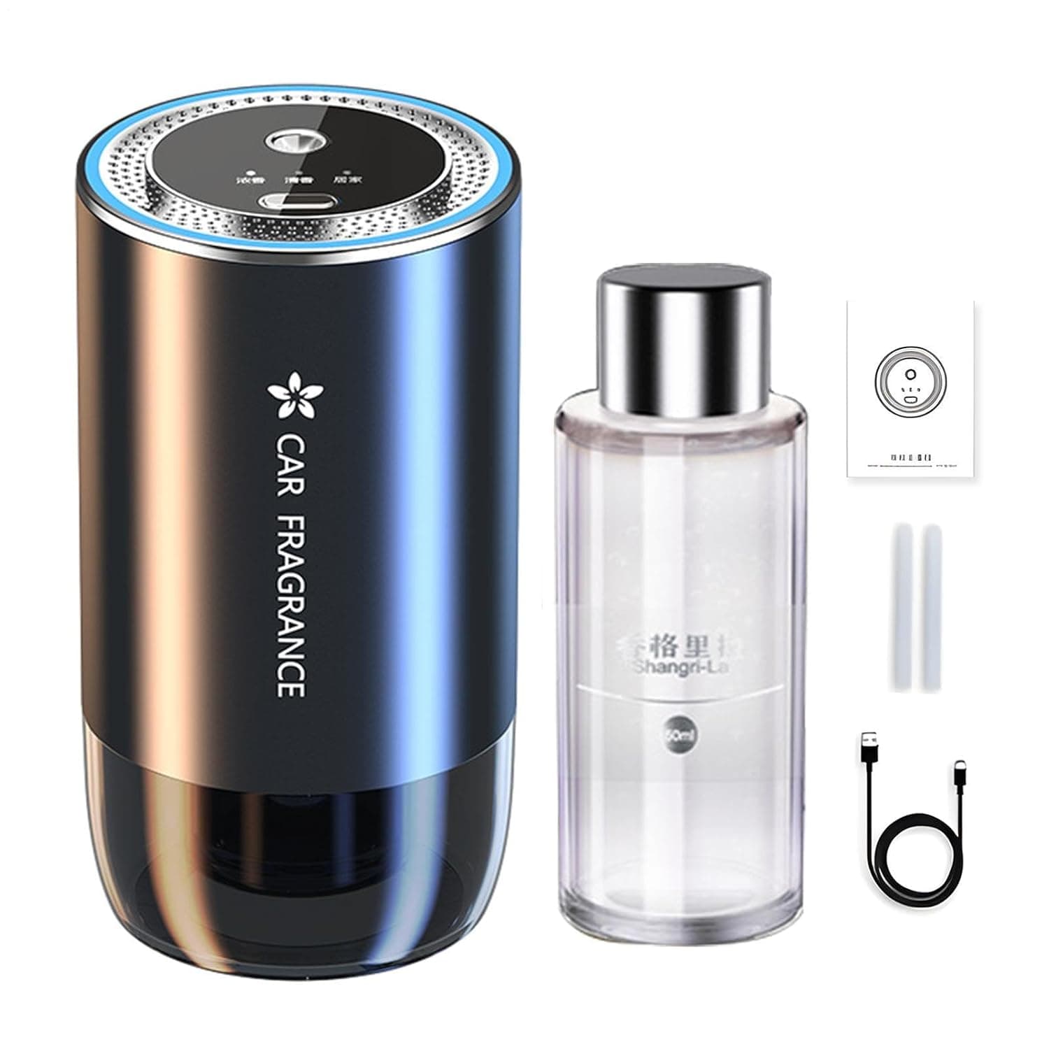 Car Perfume Diffuser 50ml Air Freshener Adjustable Concentration | Intelligent for Car Accessories