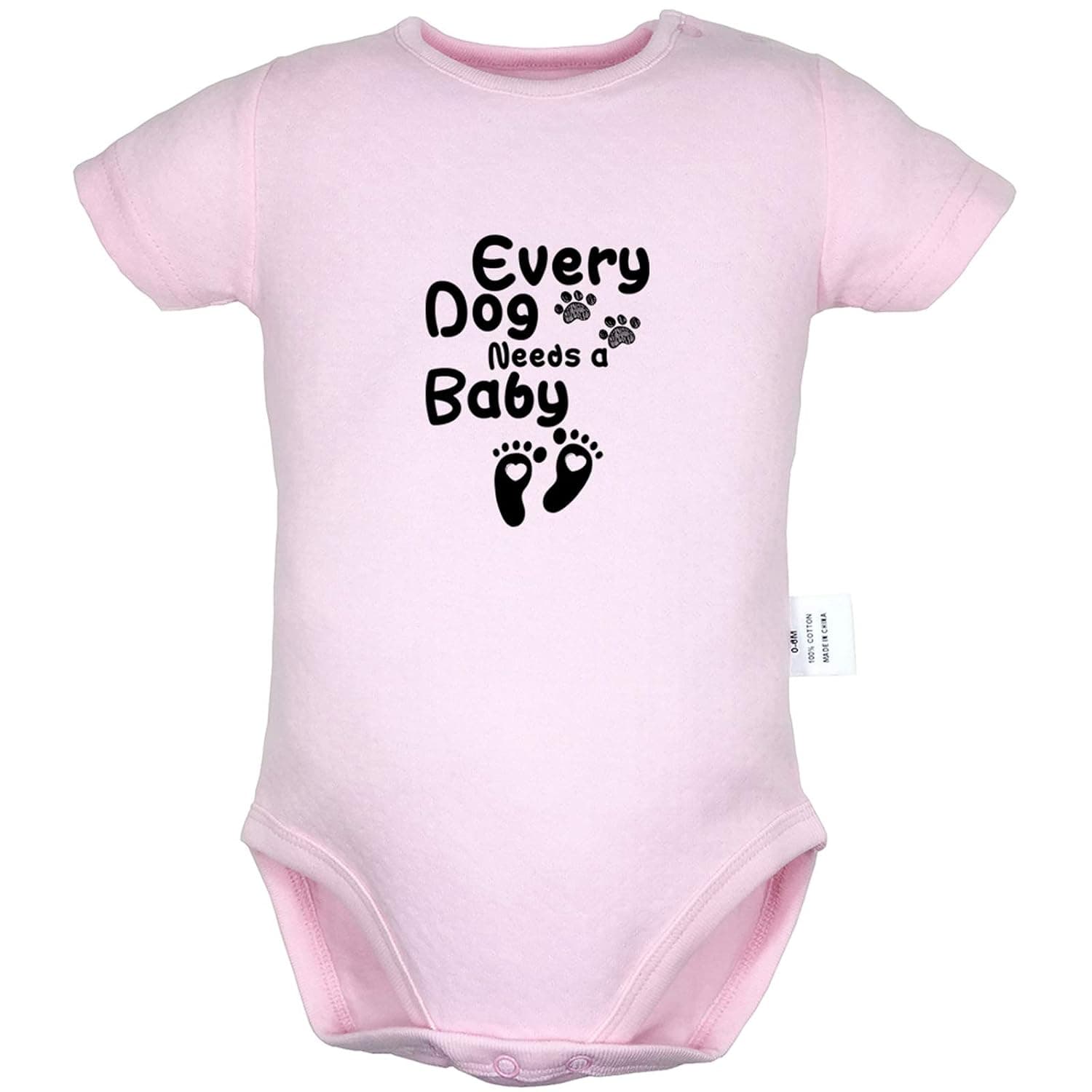 iDzn Every Dog Needs Baby Funny Romper, Newborn Baby Bodysuits, Infant Overalls, 0-24 Months Children's Outfits, Toddler Clothing