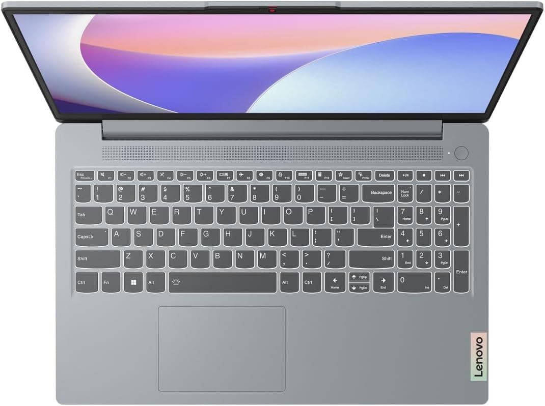 Lenovo IdeaPad Slim 3 Laptop with 15.6" FHD Display, Intel i7-13620H, 16GB RAM, 512GB SSD, Intel UHD Graphics, Non Backlit KB, Win 11, Arctic Grey- English keyboard