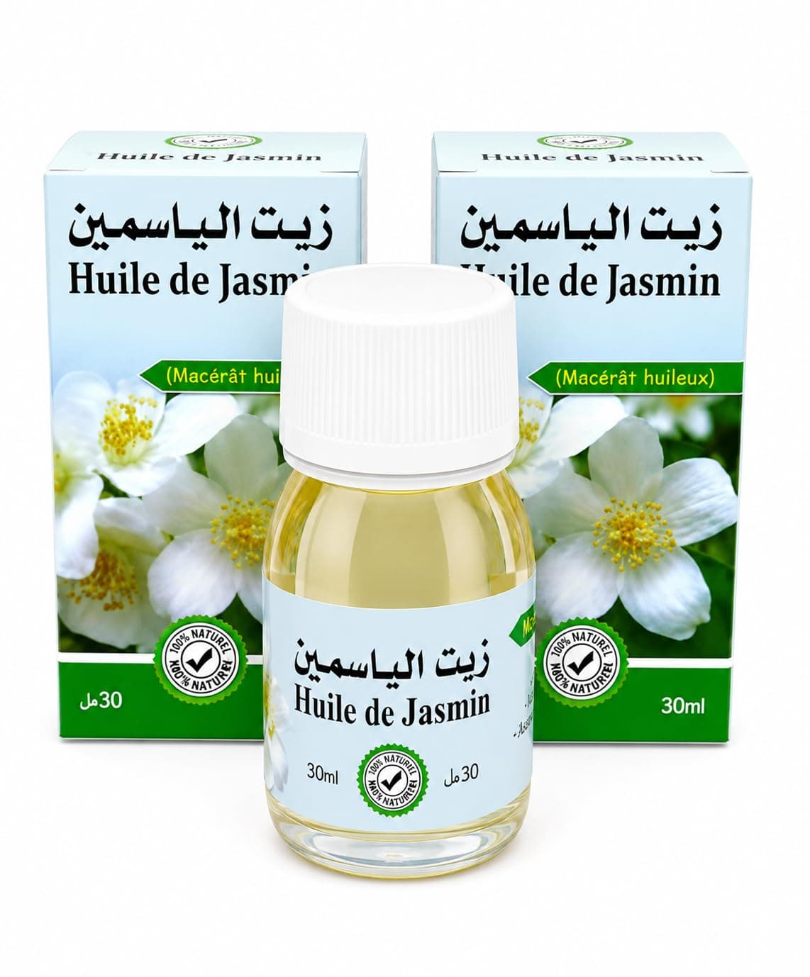 2 x Jasmine Flower Essential Oil - Skin Care and Anti-Acne - 30ml