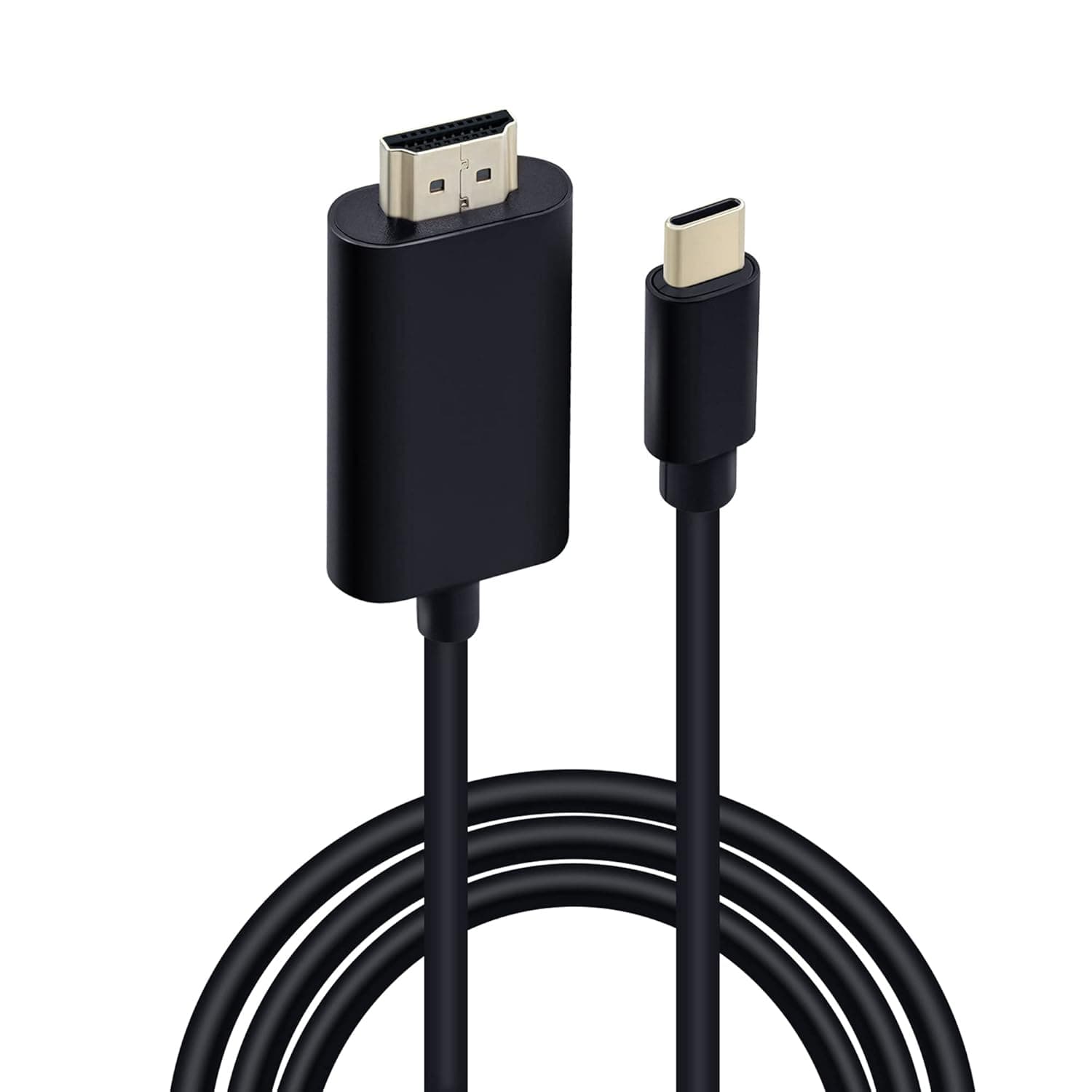 ماكبازيل كابل USB C الى HDMI بدقة 4K، كابل USB نوع C الى HDMI بسرعة عالية بطول 6 اقدام متوافق مع ماك بوك برو/اير، سيرفس بوك 3/2، جالكسي S20 والمزيد