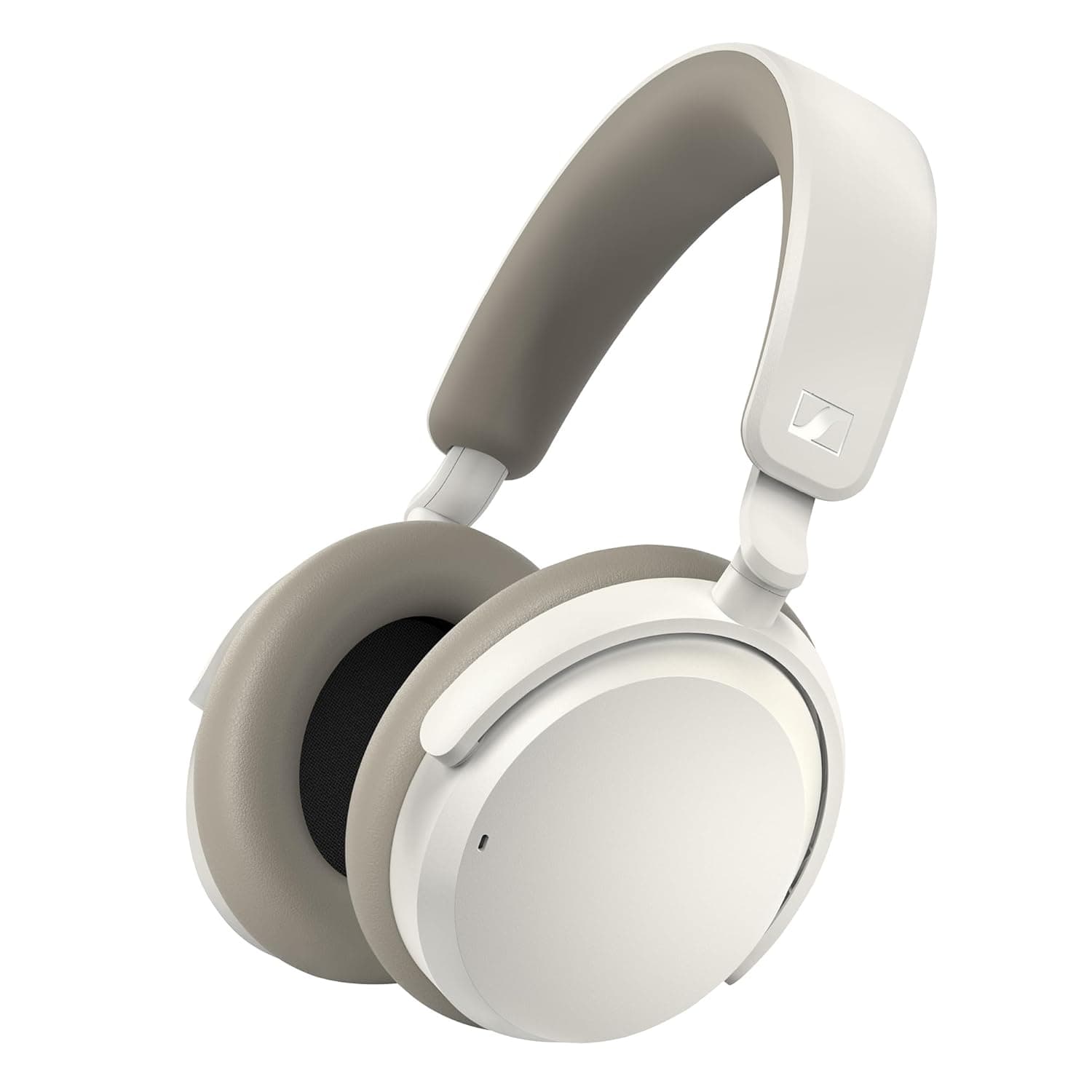 Sennheiser ACCENTUM Wireless Bluetooth Headphones - 50-Hour Battery Life, Audio, Hybrid Noise Cancelling (ANC), All-Day Comfort and Clear Voice Pick-up for Calls, White