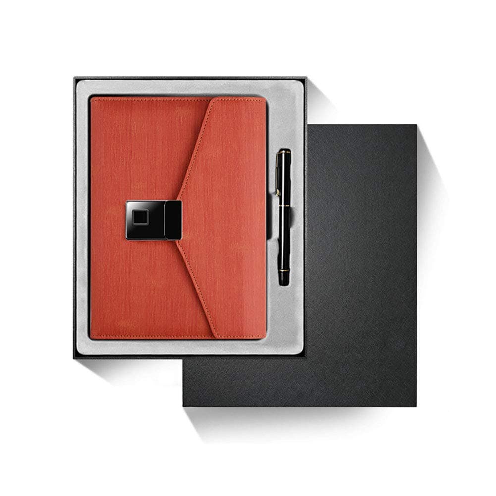 Multi-function Notepad,fingerprint Unlocking,Wireless Charging, Business Bluetooth Recording, Meeting Notebook, 10000mAh Power Supply, with 16GB Storage (Color : F)