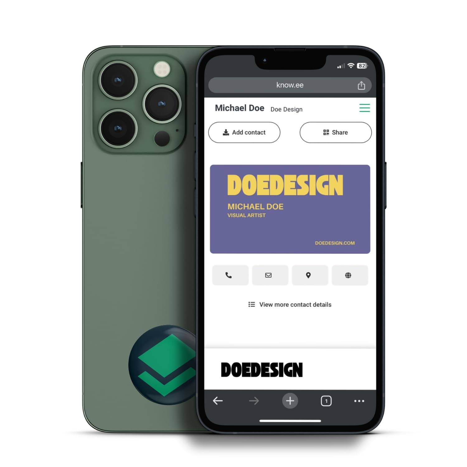 Smart NFC Tap | Digital Business Card On the Back of your Phone | Tap to Share | iPhone & Android