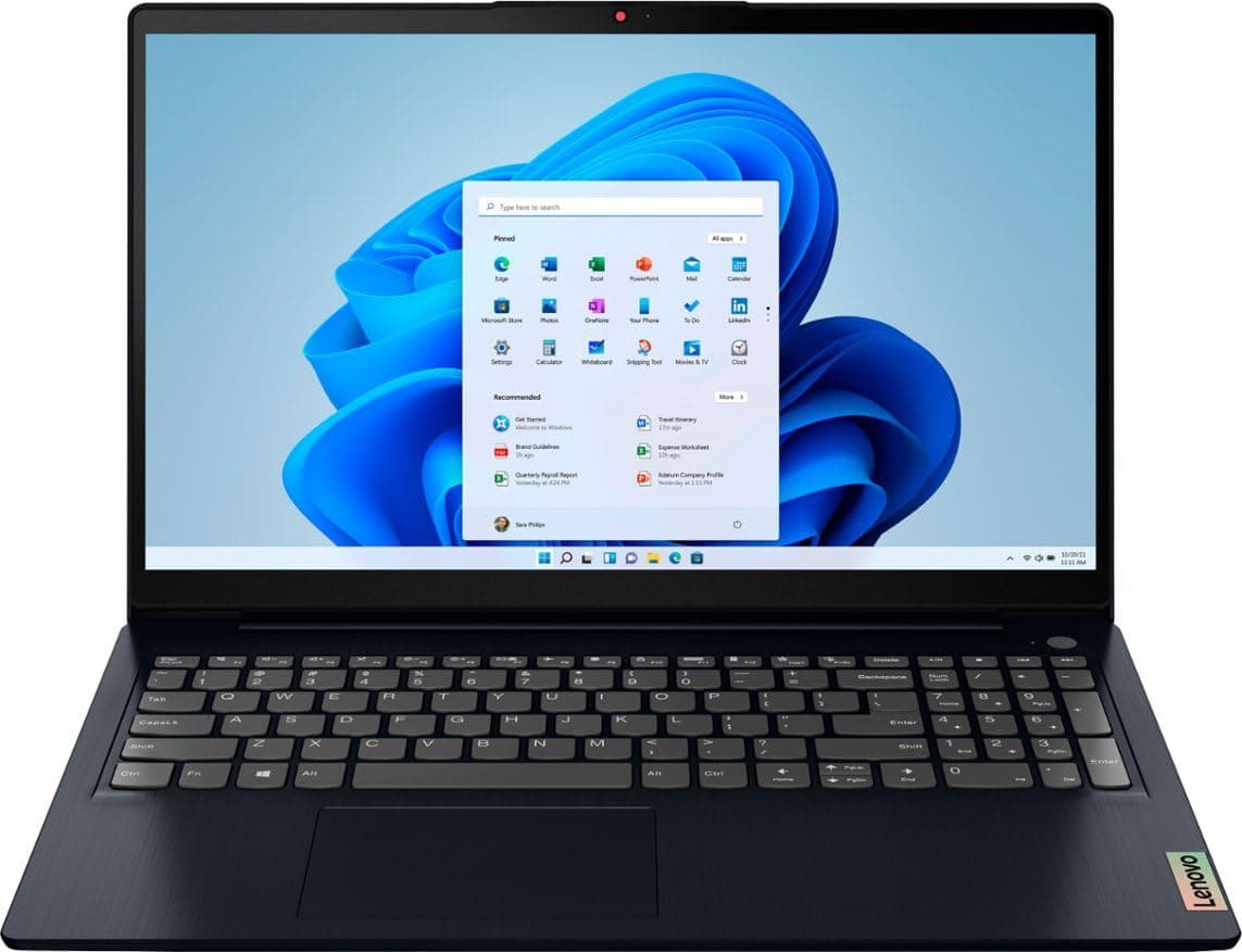 Lenovo Ideapad 3i 15.6 FHD Touchscreen Business & Home Laptop, Intel Core i5-1155G7 Processor, 16GB DDR4 RAM, 512GB SSD, Webcam, Wi-Fi, HDMI, Bluetooth, Windows 11, Abyss Blue, W/GaLiMu