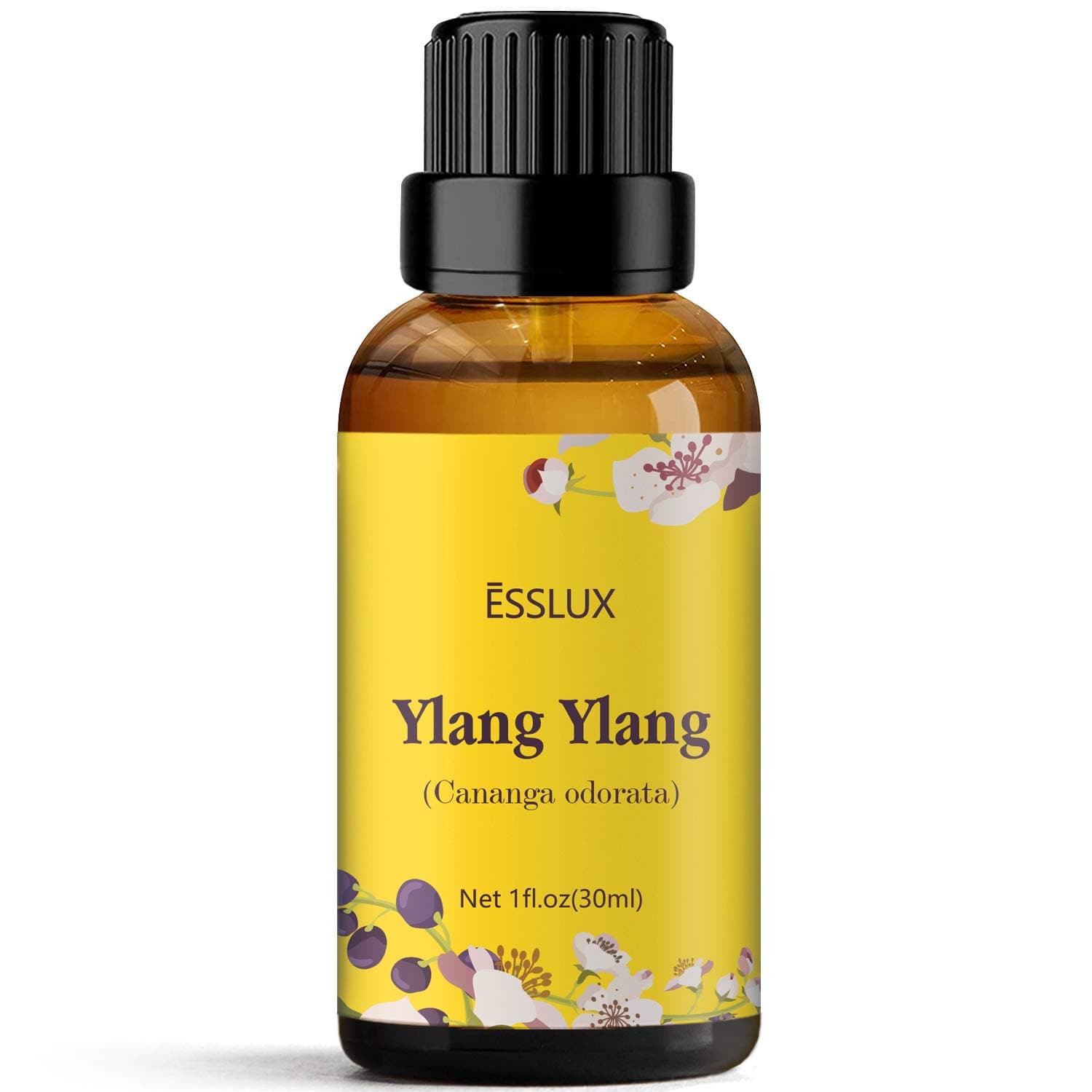 Esslux Ylang Ylang Essential Oil, Premium Grade Essential Oils, Perfect for Diffuser, Massage, Relaxation, Home Care, 30 ml