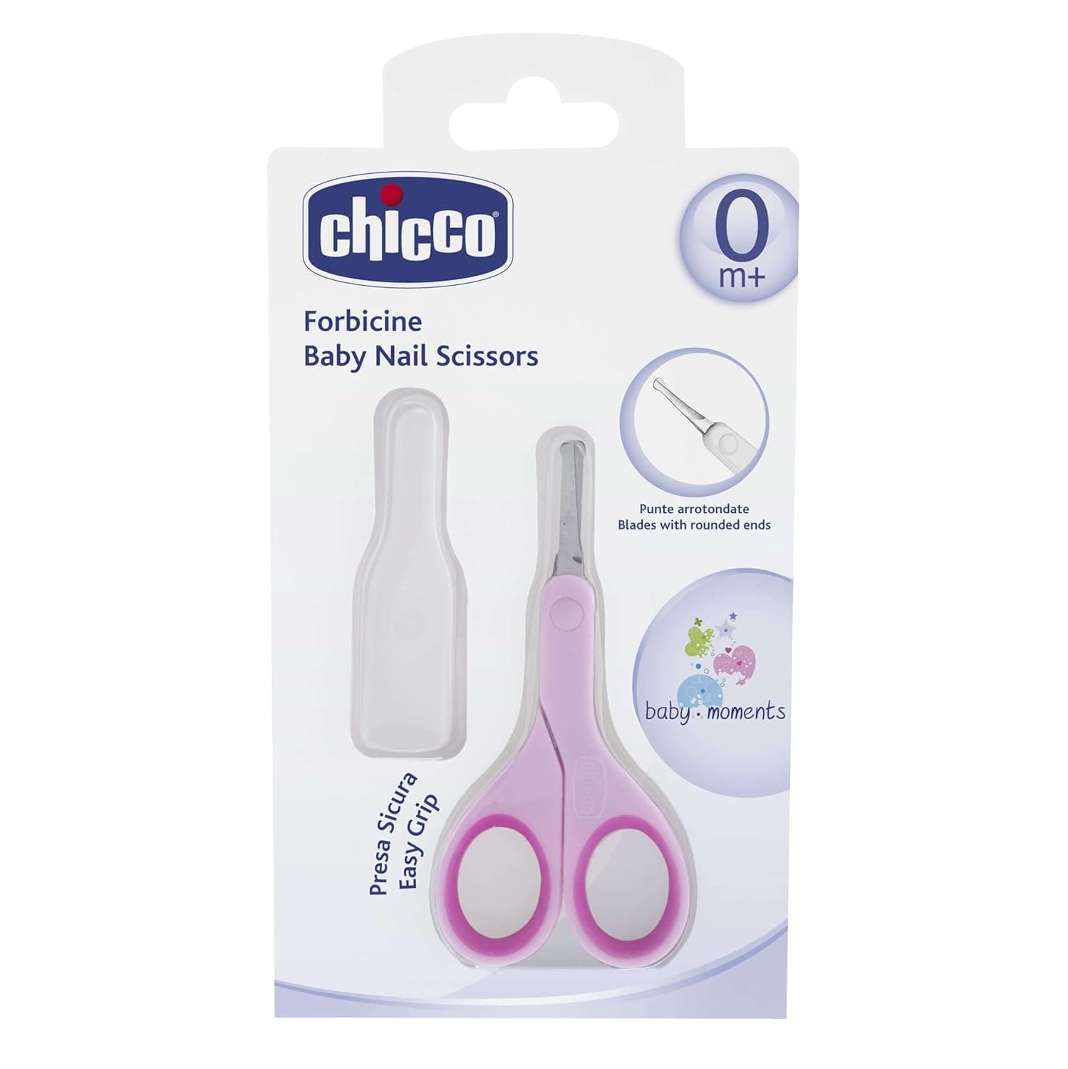 Chicco BABY NAIL SCISSORS PINK