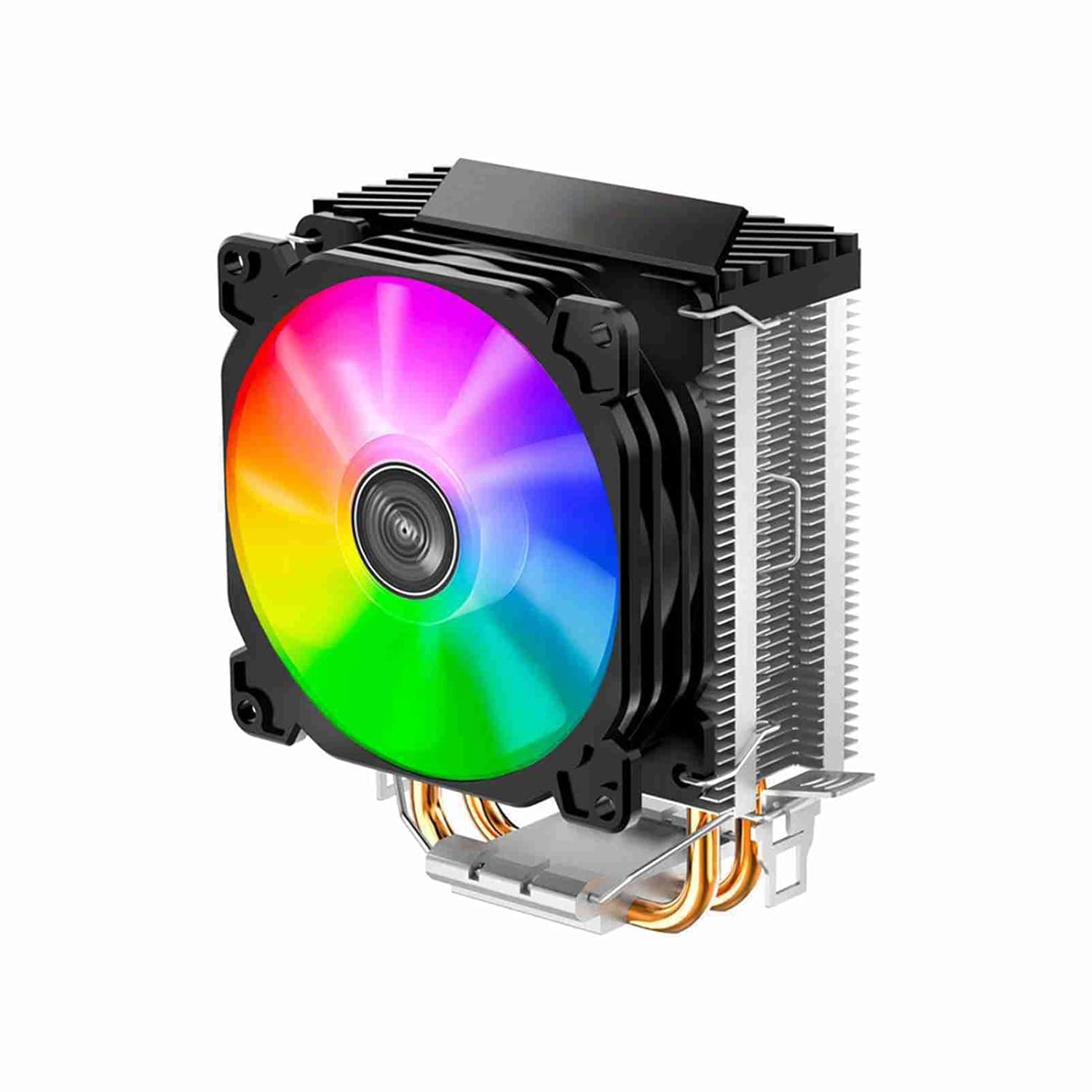 Eacam Cooler CPU With 2 Heat Pipes and Colorful Light for Overclocking Enthusiasts