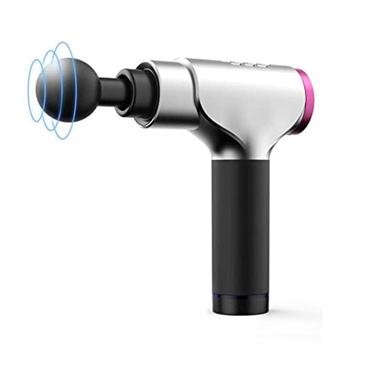 Massage gun portable deep tissue muscle massager portable professional with gun, used for massage movement and fitness relaxation (Color : White)