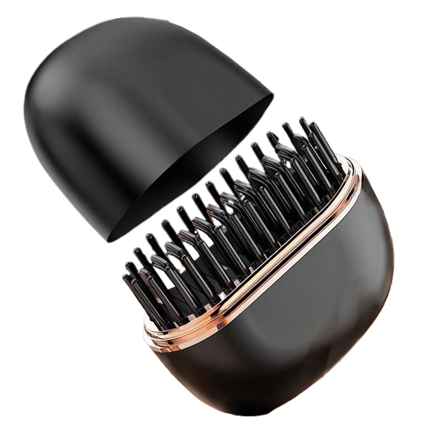 فرشاة فرد الشعر اللاسلكية - ادوات تصفيف الشعر سريعة التسخين ومضادة للحروق - فرشاة فرد الشعر | للعطلات والتنقل والمواعدة والاستخدام اليومي