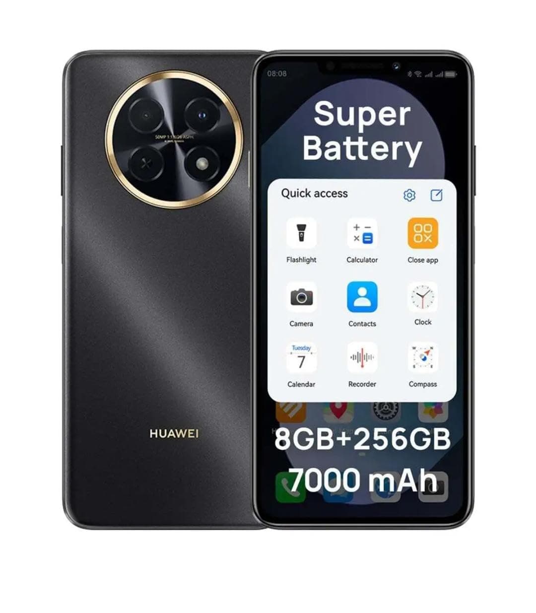 Nova 14i Dual SIM Smartphone, Black, 8GB RAM and 256GB Internal Memory - Aus East Version