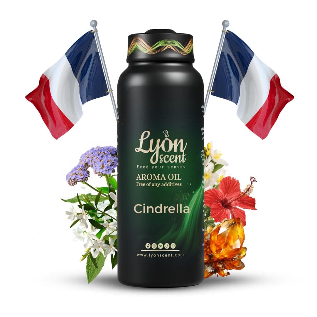 Lyon Scent Aroma Oil, Scent diffuser machine oil refill, pure oil with natural base notes scent, fregrance of fresh flowers and gardens (500 ml, Cinderella)