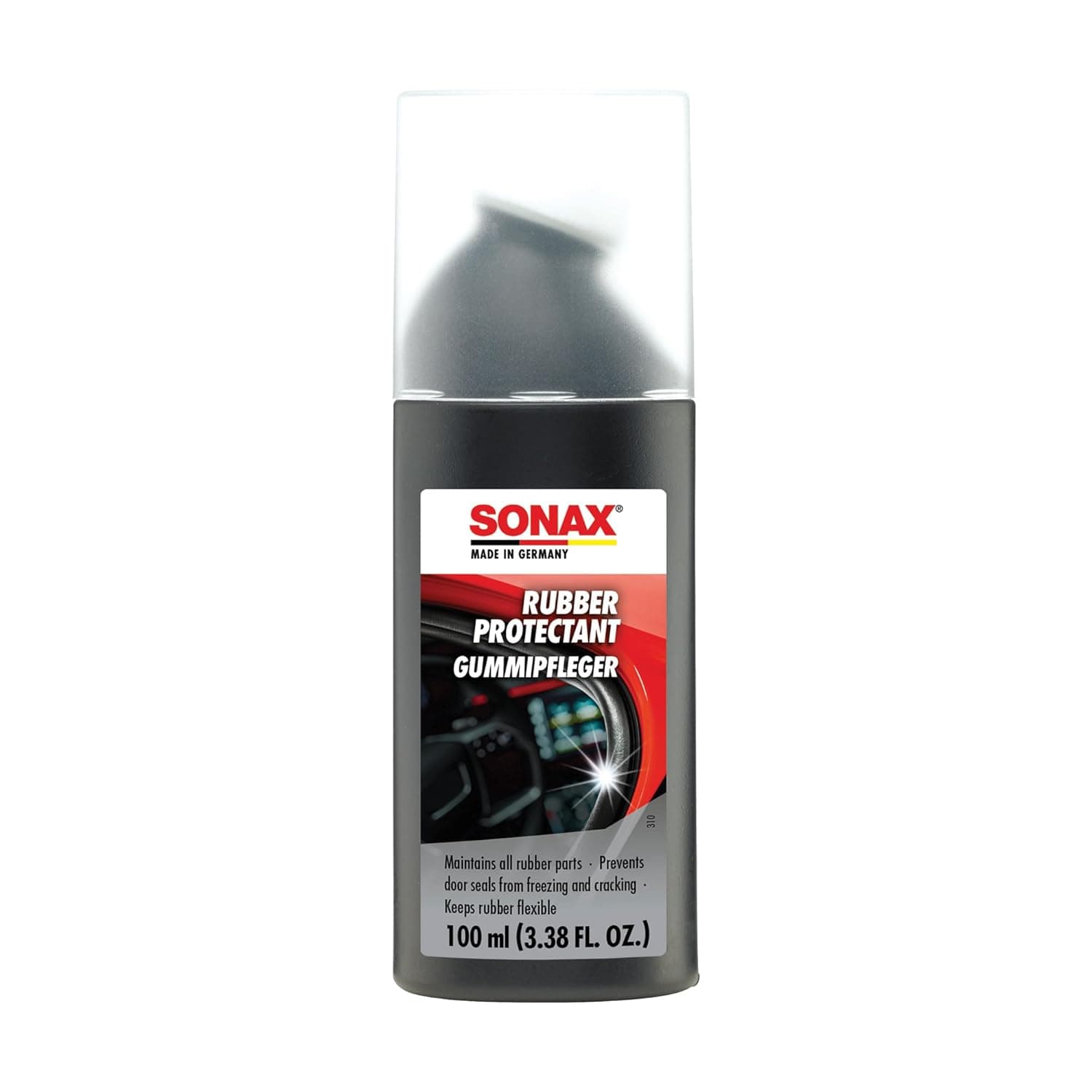 Sonax 03401000 Rubber Protectant GummiPfleger, 3.38 fl. oz, black