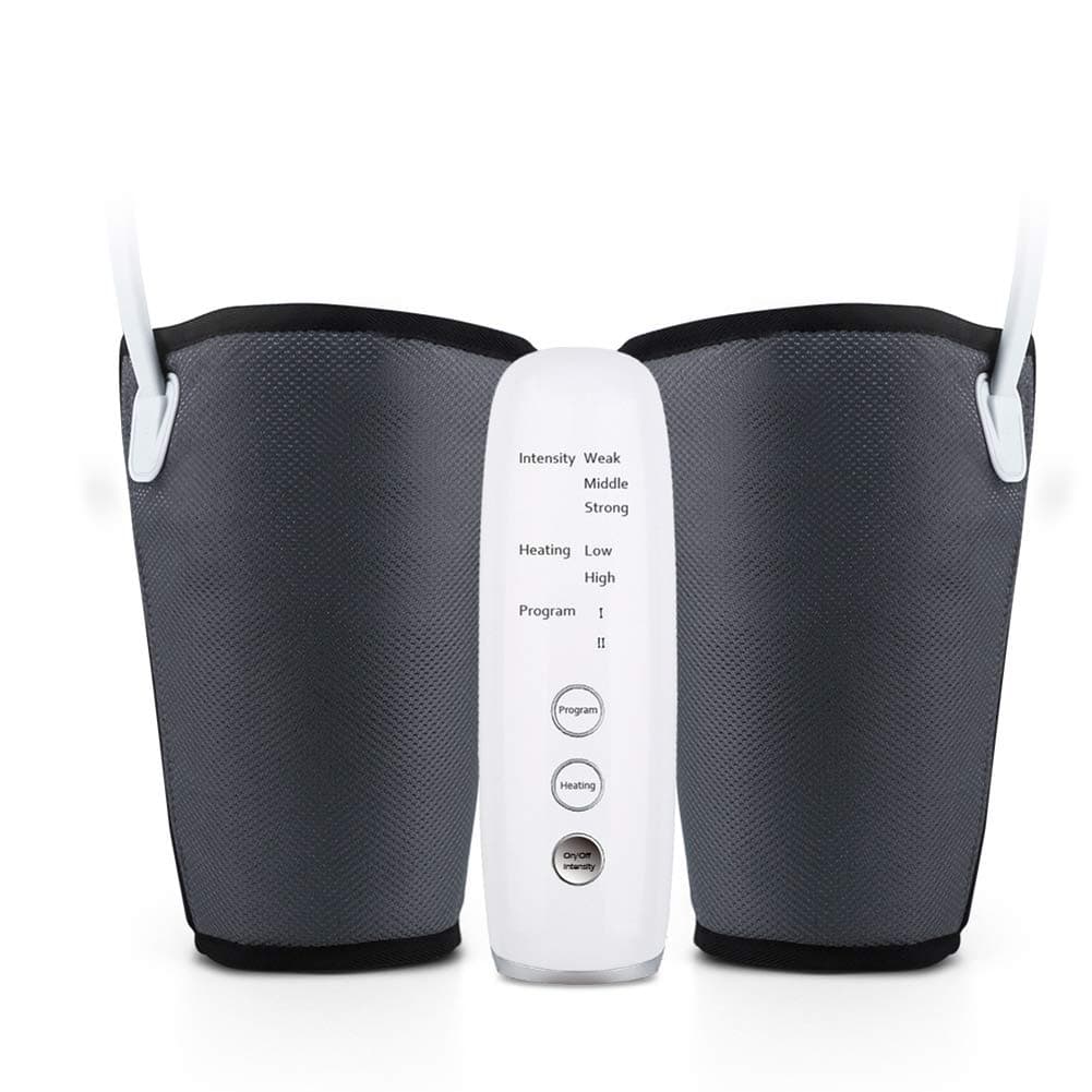 Leg Massager for Circulation and Relaxation with Heat Calf and Thigh Massage Physiotherapy with Handheld Controller 2 Modes and 3 Intensities