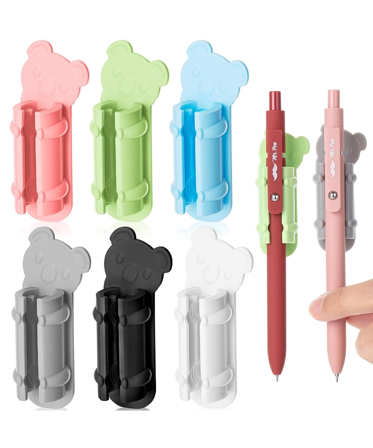 Mr. Pen- Adhesive Pen Holders, 6 Pack