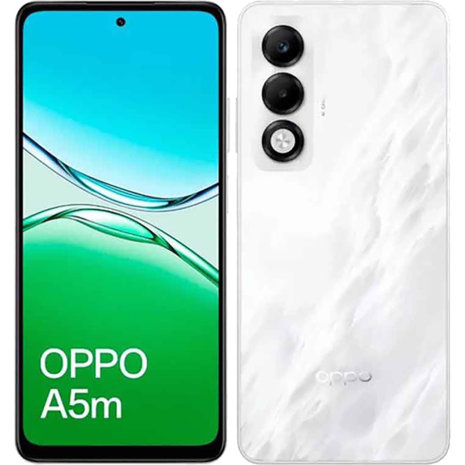Oppo A5m Dual-SIM 256GB ROM + 8GB RAM (GSM Only | No CDMA) Factory Unlocked 4G/LTE Smartphone (Mist White) - International Version