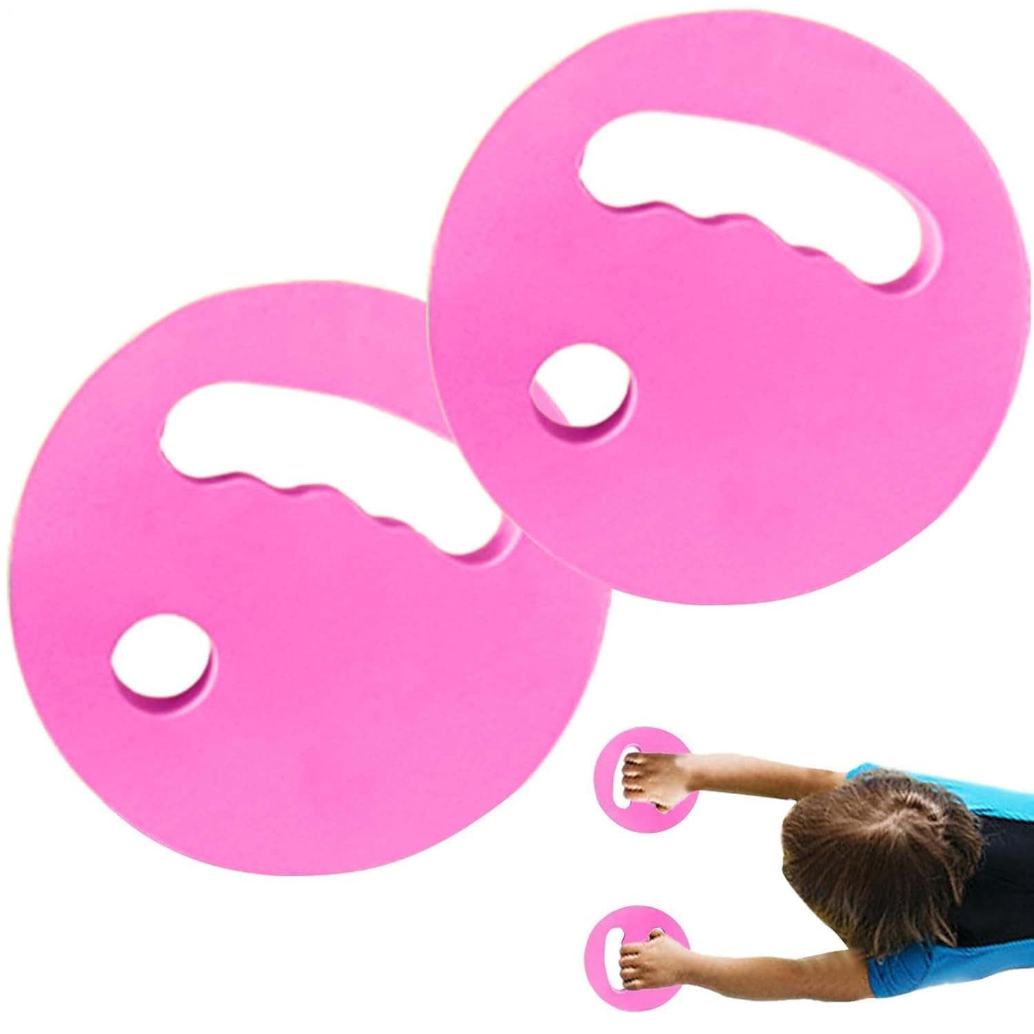 Pool Fitness Discs Handheld Ergonomic Grip
