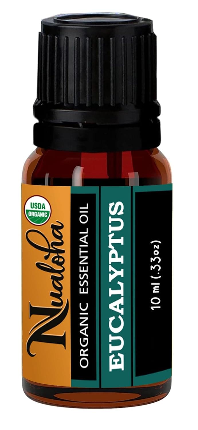 Eucalyptus Essential Oil - Certified Organic Pure & Natural Premium Therapeutic Grade For Aromatherapy Diffusers, Skin & Body Care-10 ML