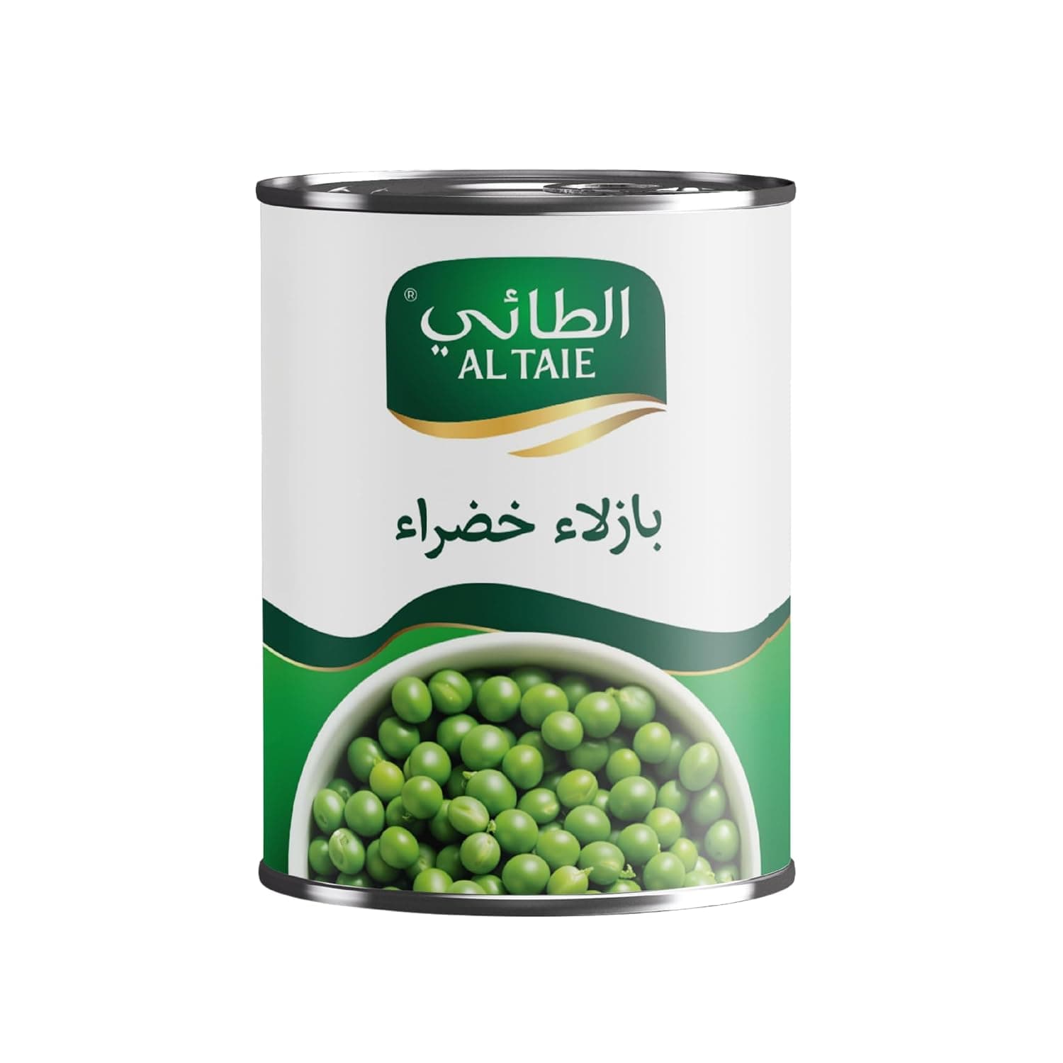 Al Taie Premium Green Peas 400g- Fresh & Tender Canned Green Peas- Ready-to-Use Vegetable for Salads, Soups, Rice & Cooking