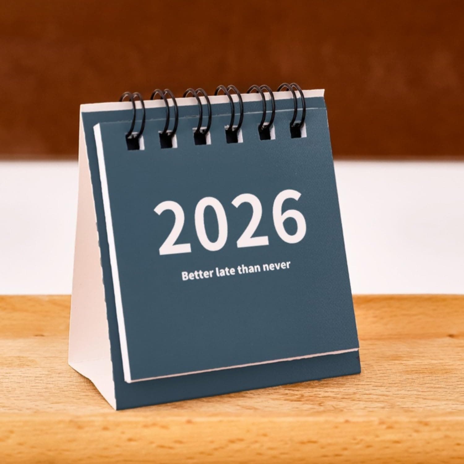 2Pcs Mini Calendar Desk Calendar Monthly Planner Accessories Office School Supplies 2025.6 to 2026.12 (2Pcs Blue)