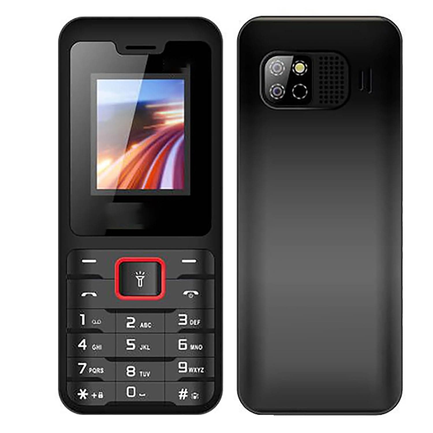 Big Button Elderly Mobile Phone, Unlocked Cell Phone for Seniors/Kids, with Camera + Dedicated Charging Stand, SOS Button+1800Mah Battery+Flashlight, Easy to Use,Black