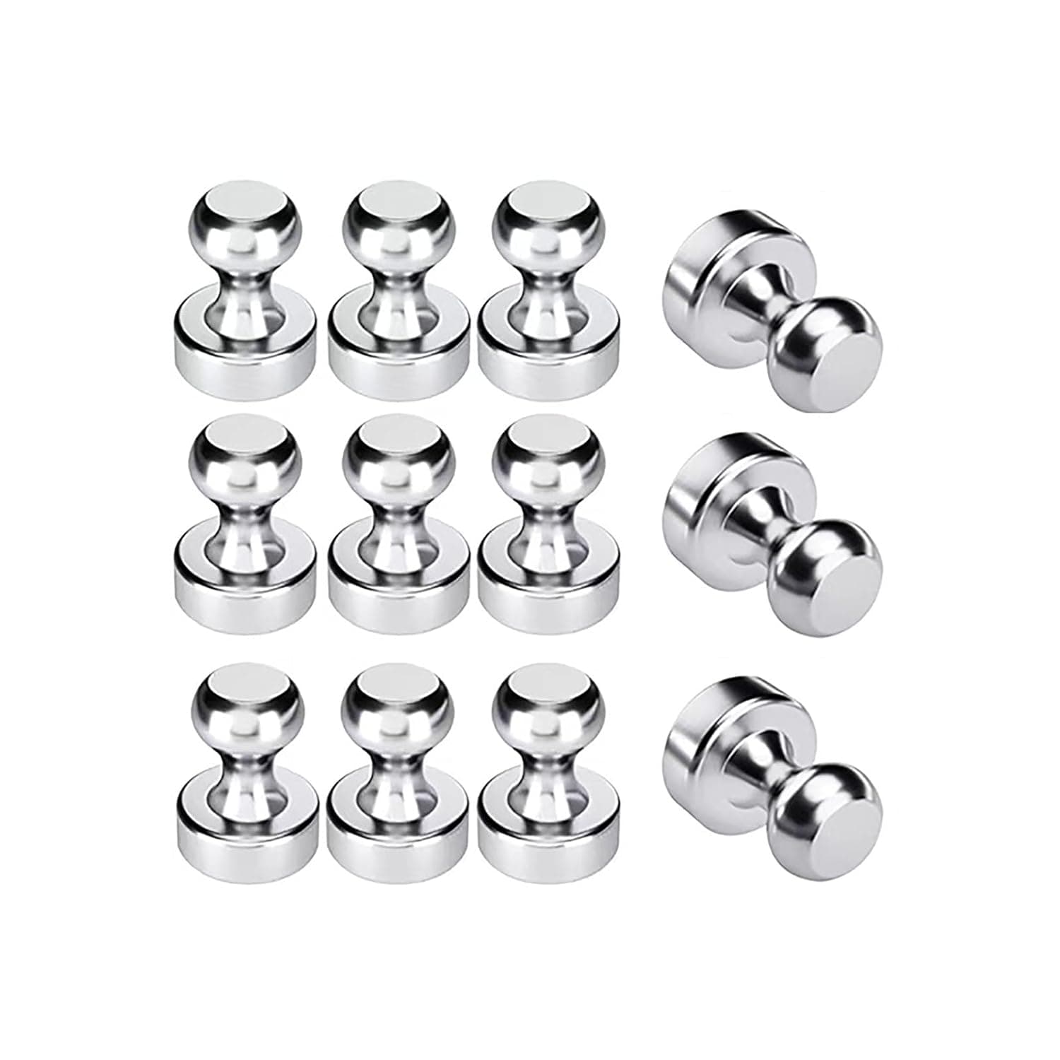 12 قطعة من مغناطيس الثلاجة من تول هاوس، اوتاد مغناطيسية للثلاجة، دبابيس مغناطيسية للفنون والحرف اليدوية والمكتب، للمنزل والفصول الدراسية