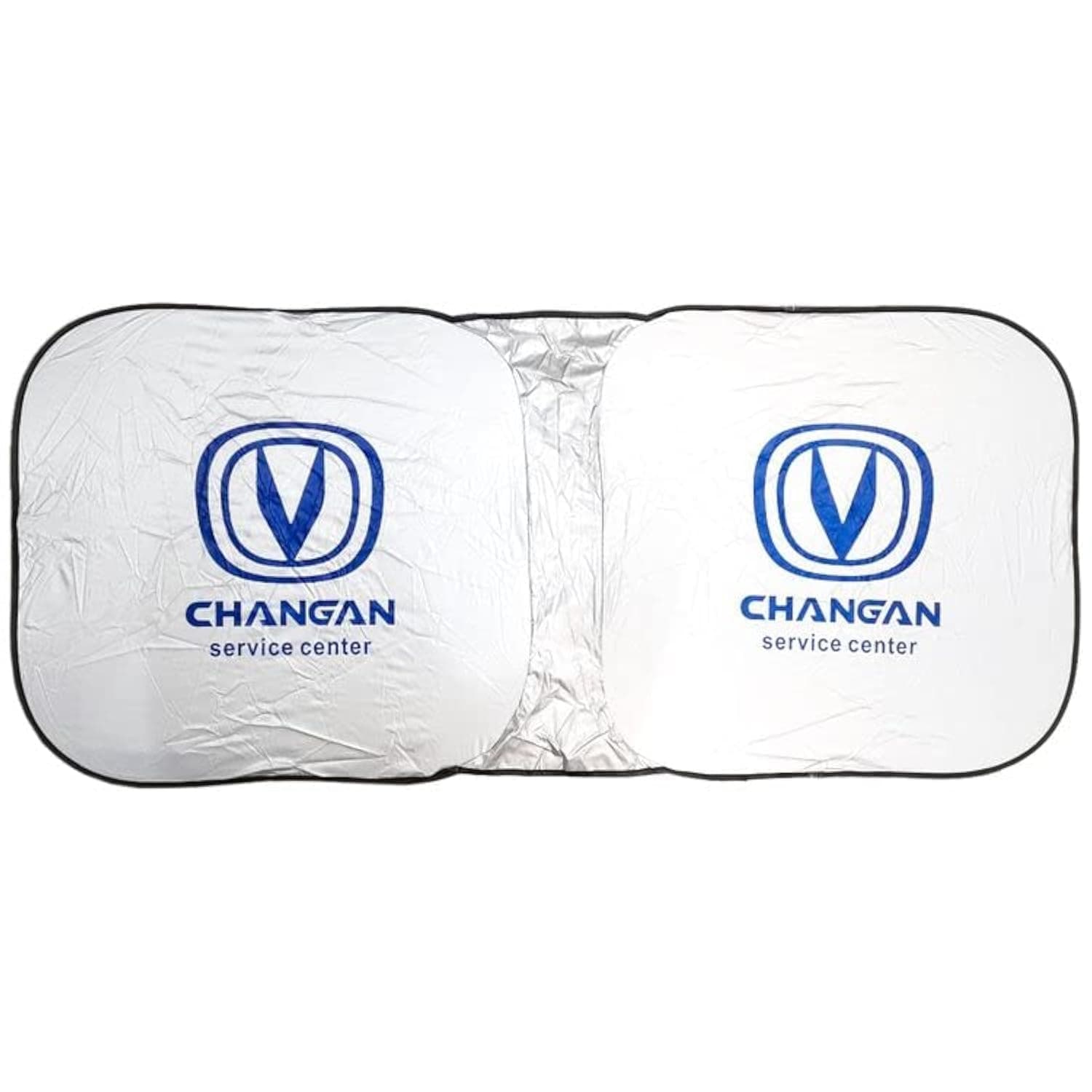CHANGAN Car Sun Shade UV Rays and Heat Protector Sun Visor Foldable Keep Your Vehicle Cool Blocks UV Rays, Car Windshield Sunshade, White, 1pcs