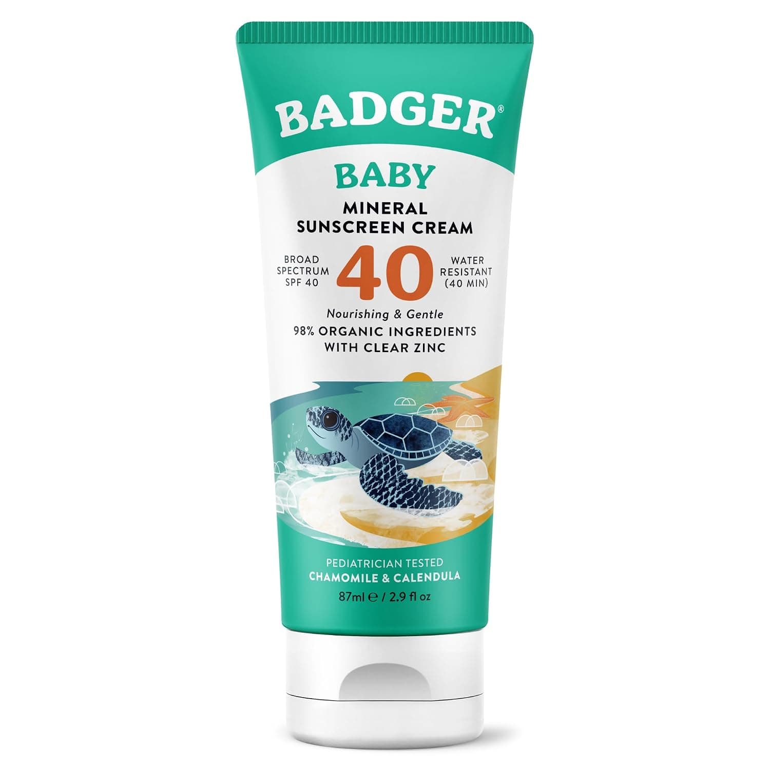 Badger Baby Mineral Sunscreen Cream 87ml