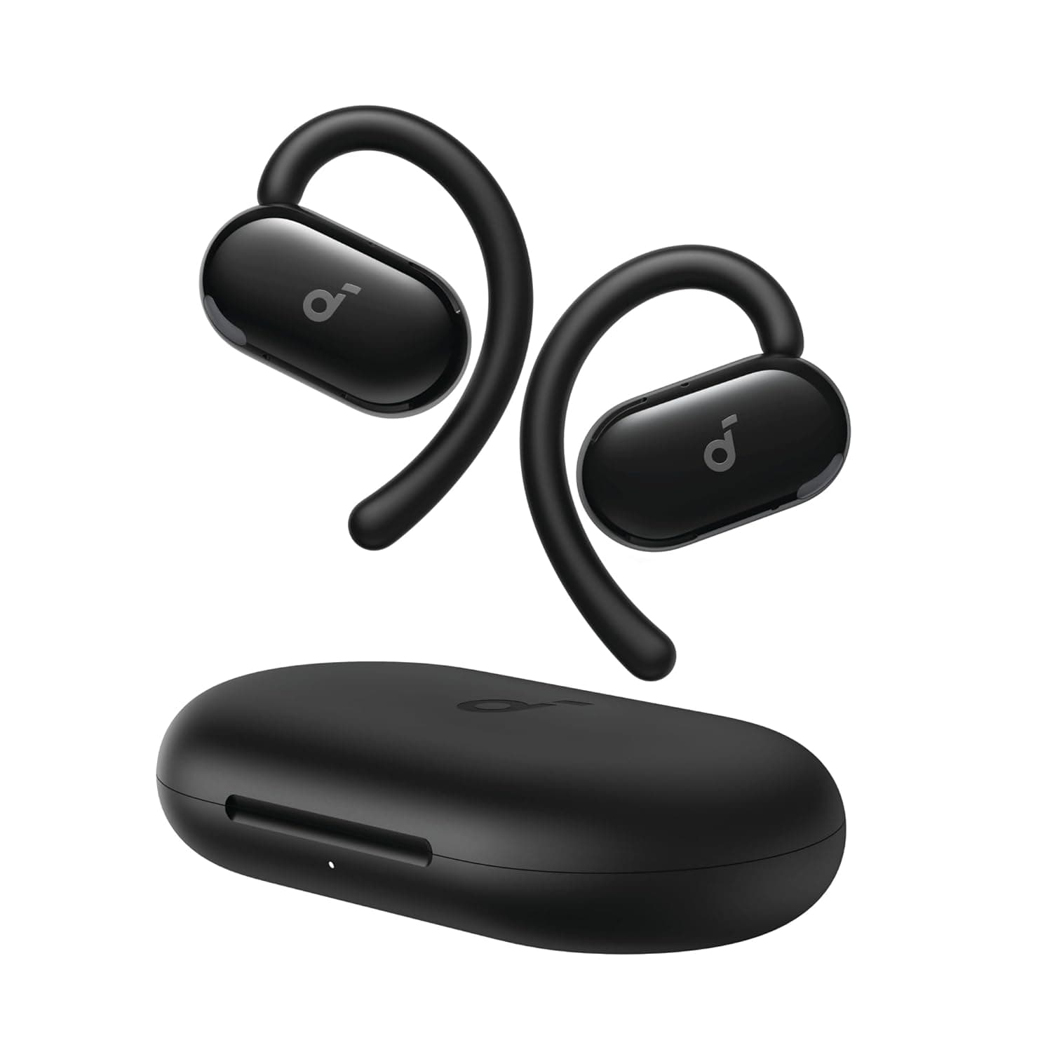 soundcore V20i by Anker Open-Ear Headphones, Adjustable Ear Hooks, Ultra-Comfort, Snug Fit, Deep Bass, Clear Calls, IP55, LED Lights, 36H Playtime, Bluetooth 5.4 Earbuds, Multipoint Connection