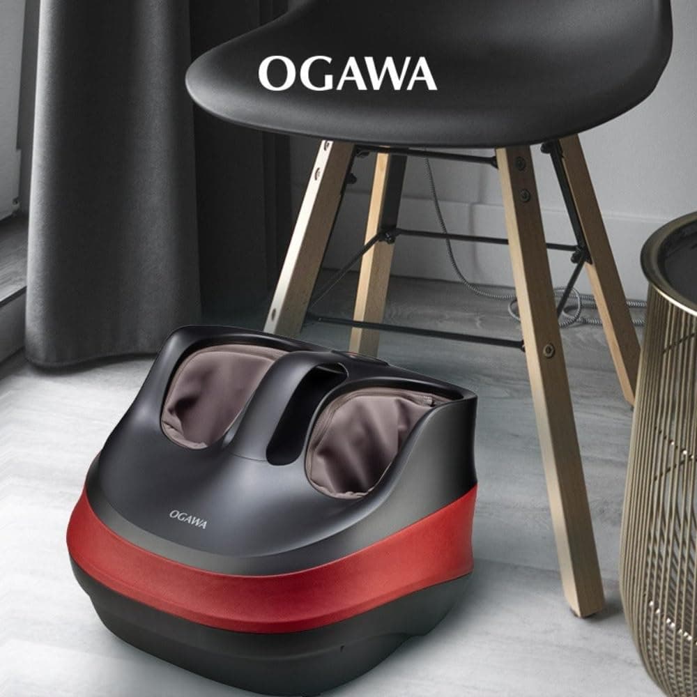 Ogawa O.M.G Foot Massager | Advanced Acupressure Therapy | 45° Heat Treatment | Deep Air Compression Massage | Circulation Boost & Total Foot Relaxation