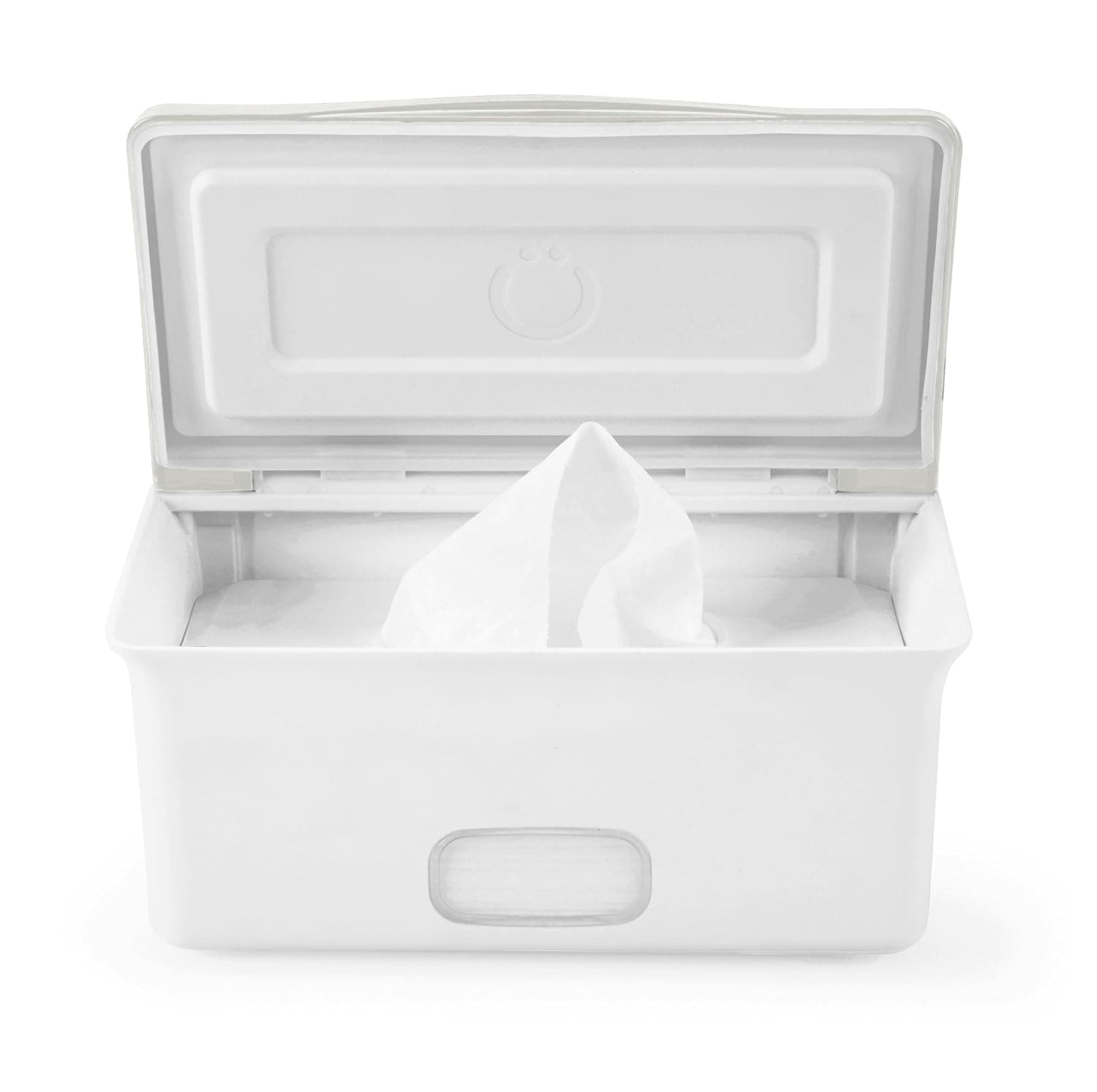 Ubbi Baby Wipes Dispenser with Weighted Plate and Secure Seal, Nursery and Baby Registry Essential to Keep Wipes Fresh, Oat