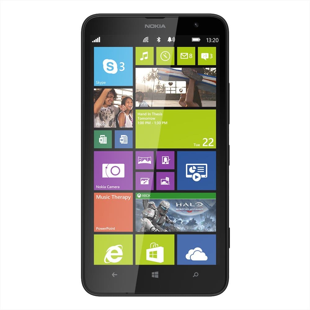 Nokia Lumia 1320 Single-SIM 8GB ROM + 1GB RAM (GSM Only | No CDMA) Factory Unlocked 4G/LTE Smartphone (Black) - International Version