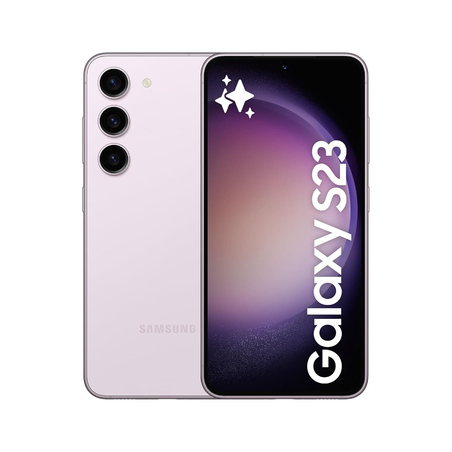 Samsung Galaxy S23, AI Phone, Dual SIM, 5G, Android Smartphone, 128GB, Lavender (UAE Version)