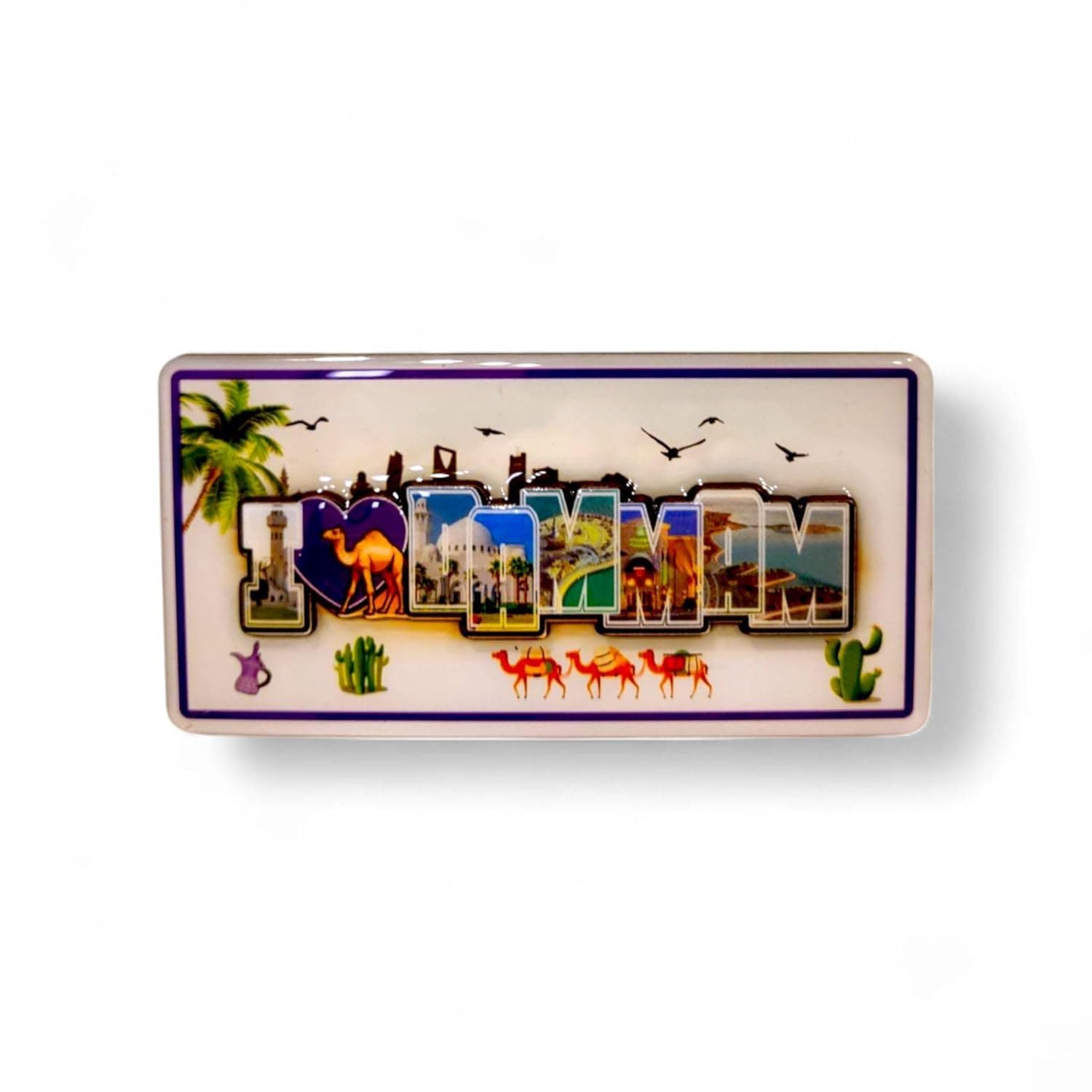 مغناطيس ثلاجة الدمام من اس ايه سوفينير، مغناطيس ثلاجة قوي للديكور للمنزل والمكتب