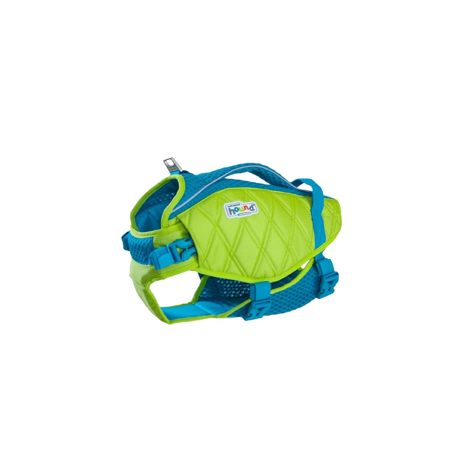 Outward Hound Standley Sport Dog Life Jacket, High-Performance Ripstop Dog Life Vest for Swimming, Boating, and Water Safety, Medium, Green