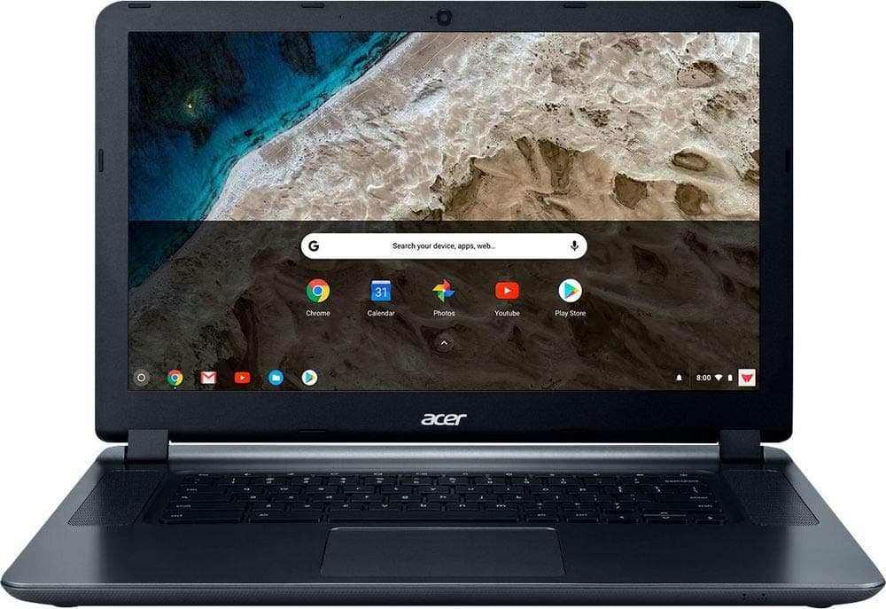 Acer Chromebook 15 CB3-532-C8DF, Intel Celeron N3060, 15.6" HD Display, 4GB LPDDR3, 16GB eMMC, 802.11ac WiFi 5, Google Chrome