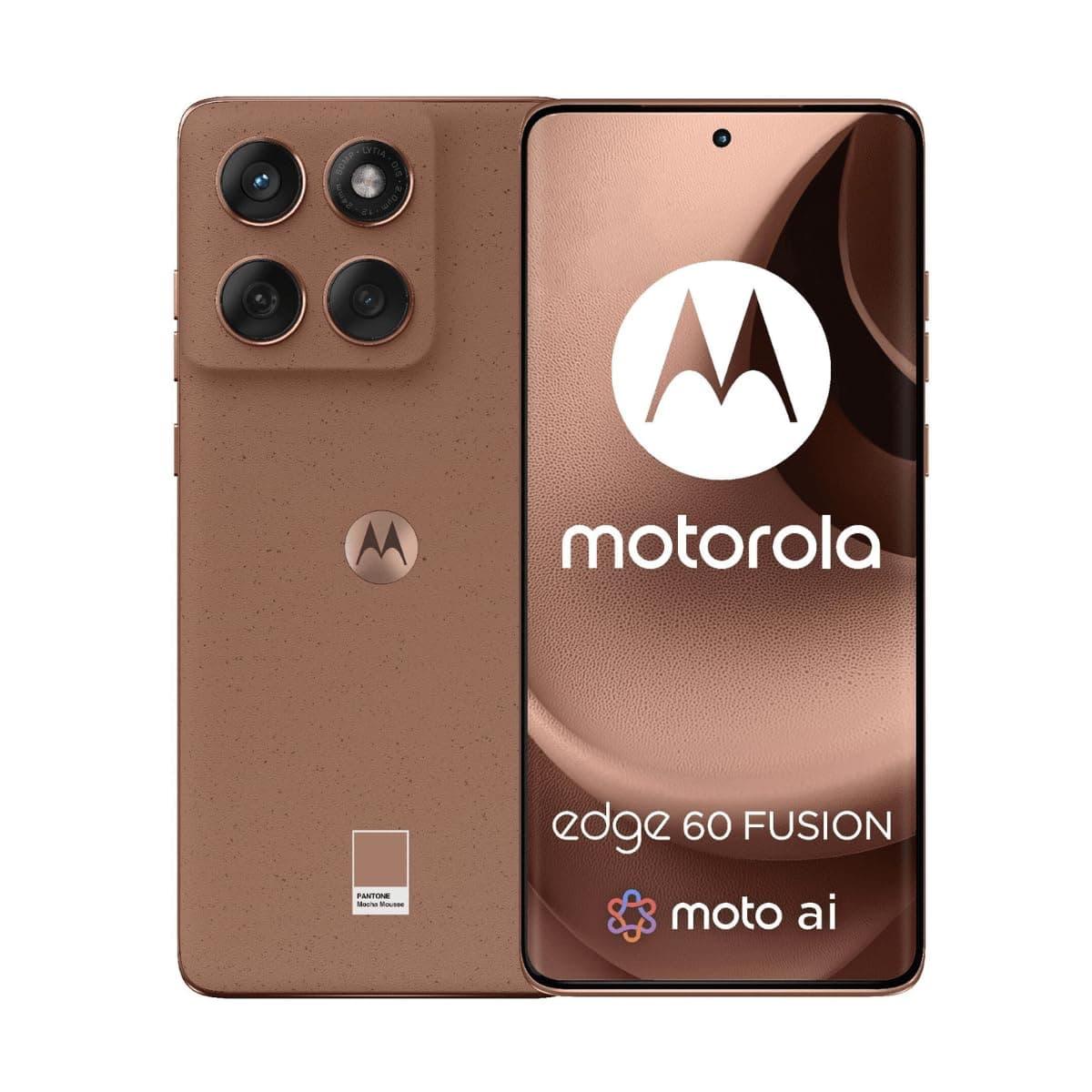 Motorola Edge 60 Fusion Dual-SIM 256GB ROM + 8GB RAM (GSM Only | No CDMA) Factory Unlocked 5G Smartphone (Mocha Mousse) - International Version