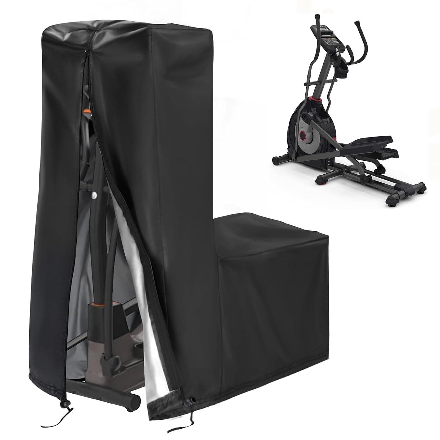 Elliptical Exercise Machine Cover For Schwinn Fitness, Dust-Proof Covers for Elliptical Machine for Home Use Elliptical Trainer - 70''D x 28''W x 71''H | Dust-Proof Elliptical Machine Cover Waterproof Elliptical Trainer Protective Cover for Home Use - 70''D x 28''W x 71''H