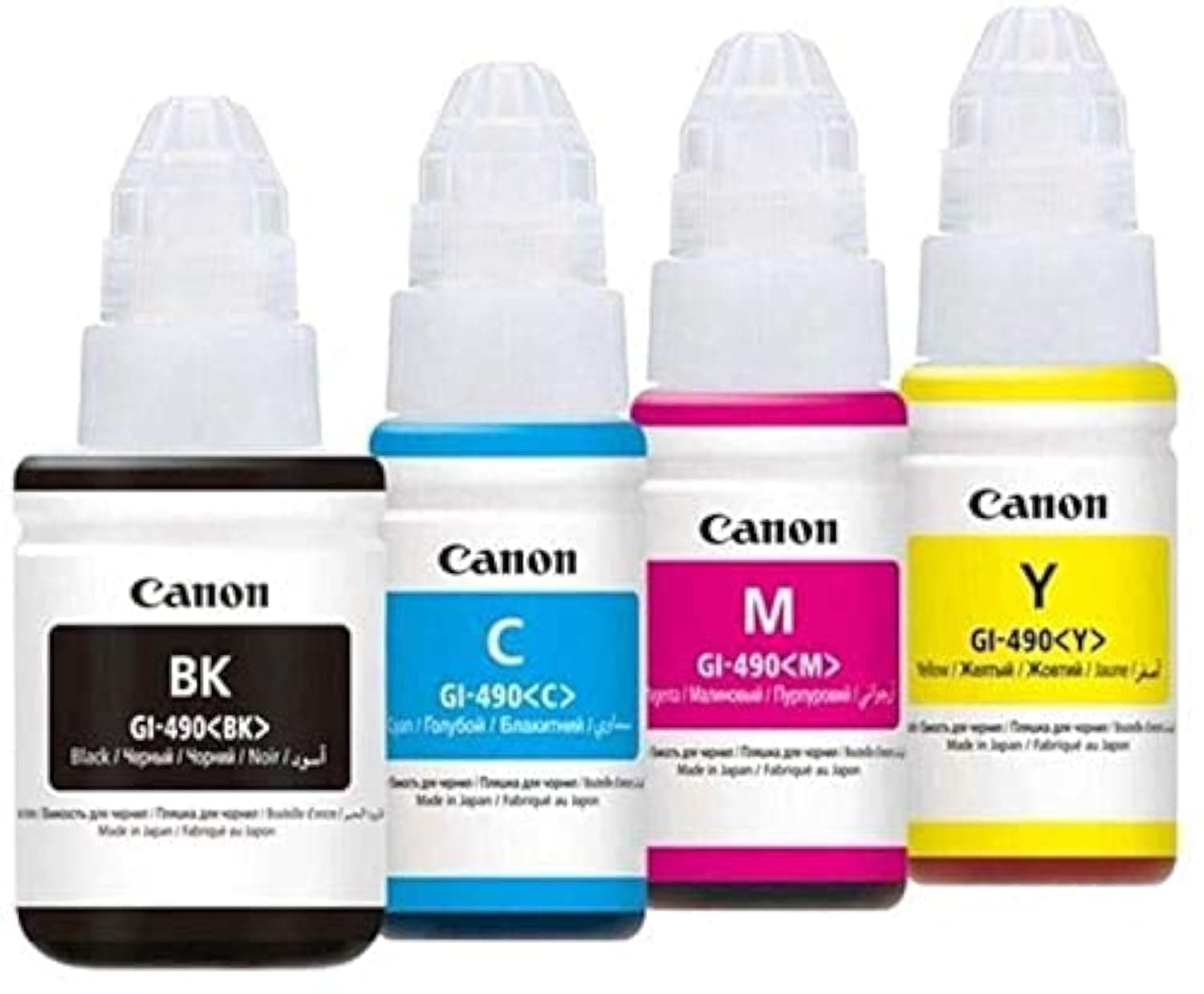 Canon 490 Ink Tank Cartridge 4 Color Set