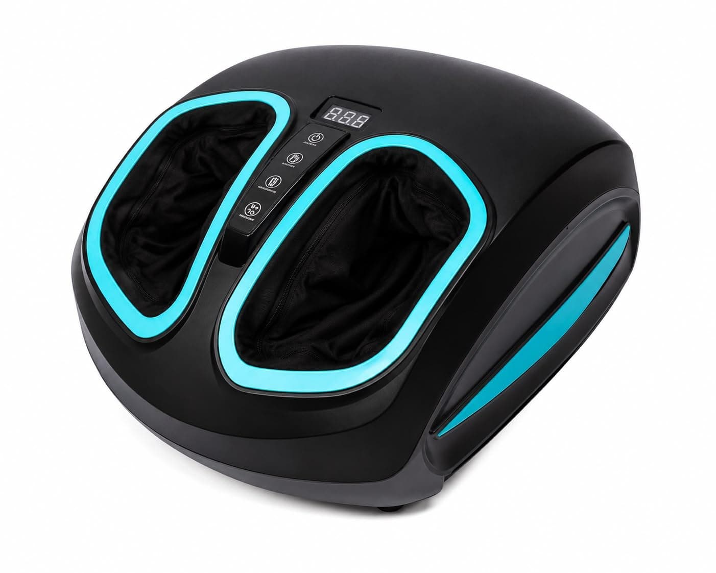 Electric Foot Massager with Heat Improves Blood Circulation with 3 Massage Intensity Levels Easy Control Panel for Pain Relief and Relaxation