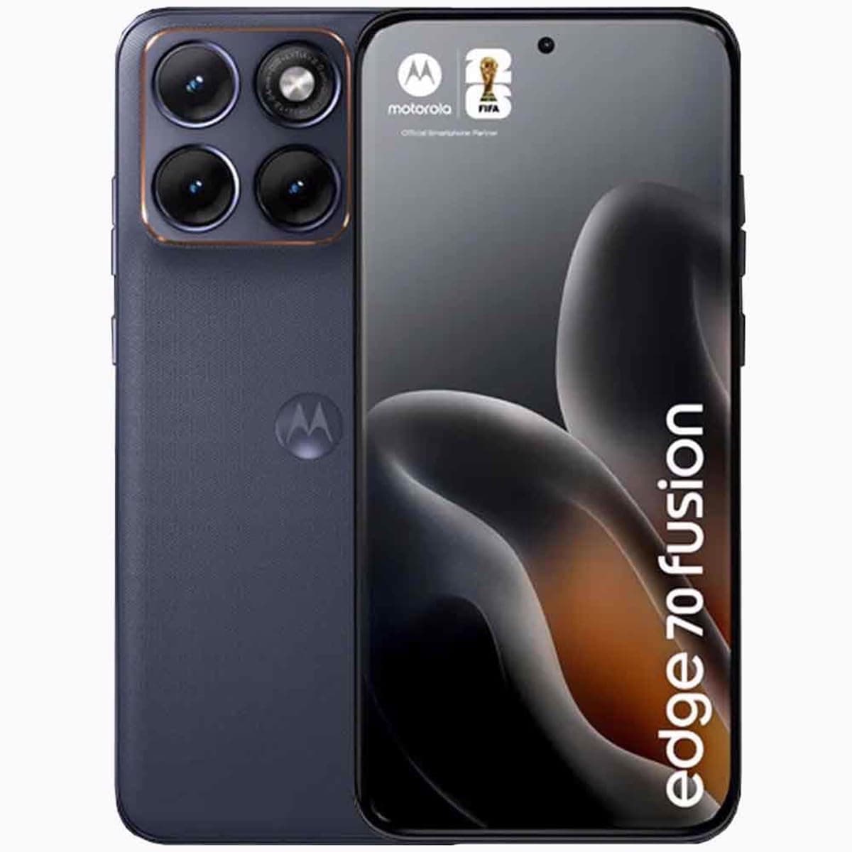 Motorola Edge 70 Fusion Dual-SIM 256GB ROM + 8GB RAM (GSM Only | No CDMA) Factory Unlocked 5G Smartphone (Pantone Silhouette) - International Version
