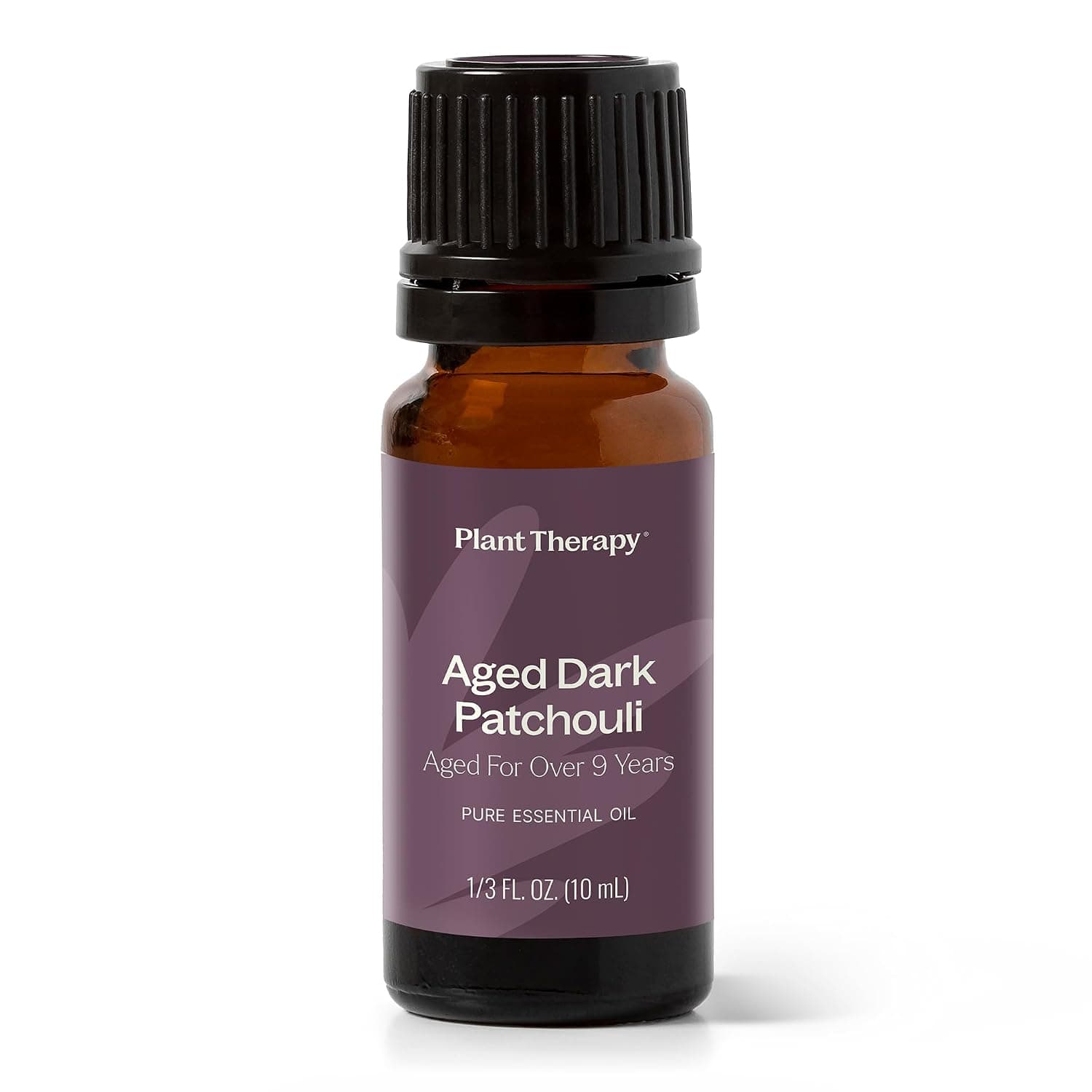 Plant Therapy Aged Dark Patchouli 10 mL (1/3 oz), Bold, Earthy Scent | Pure, Undiluted Patchouli Oil, Deep & Bold Earthy Scent, Great for Diffusers and DIY perfume
