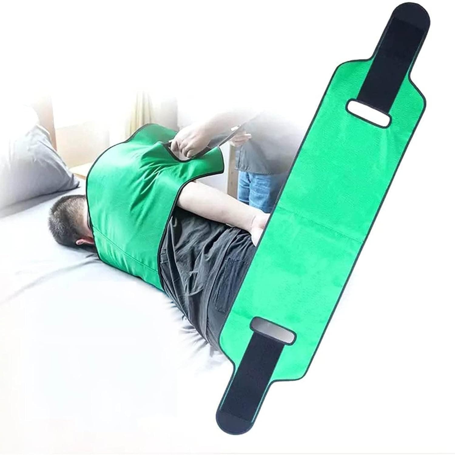 Patient Lift Sling Transfer Belt, Disabled Patient Elderly Transfer Belt, Hemiplegia Lifting Safety Care Multifunctional Swivel Belt