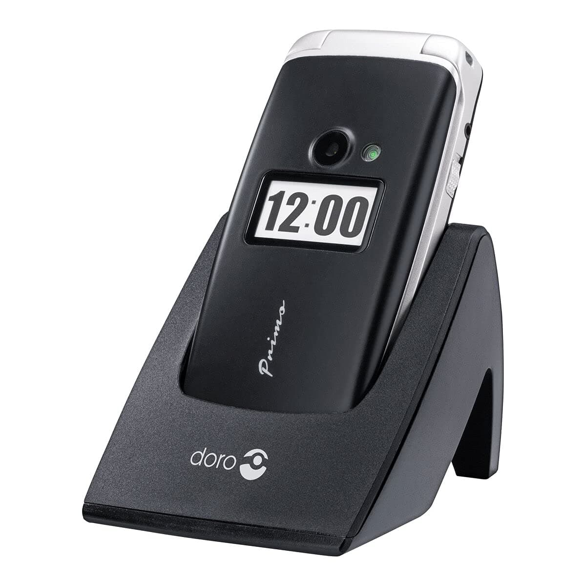 Doro Primo 413 Single-SIM (GSM Only | No CDMA) Factory Unlocked 2G Cellphone (Black) - International Version